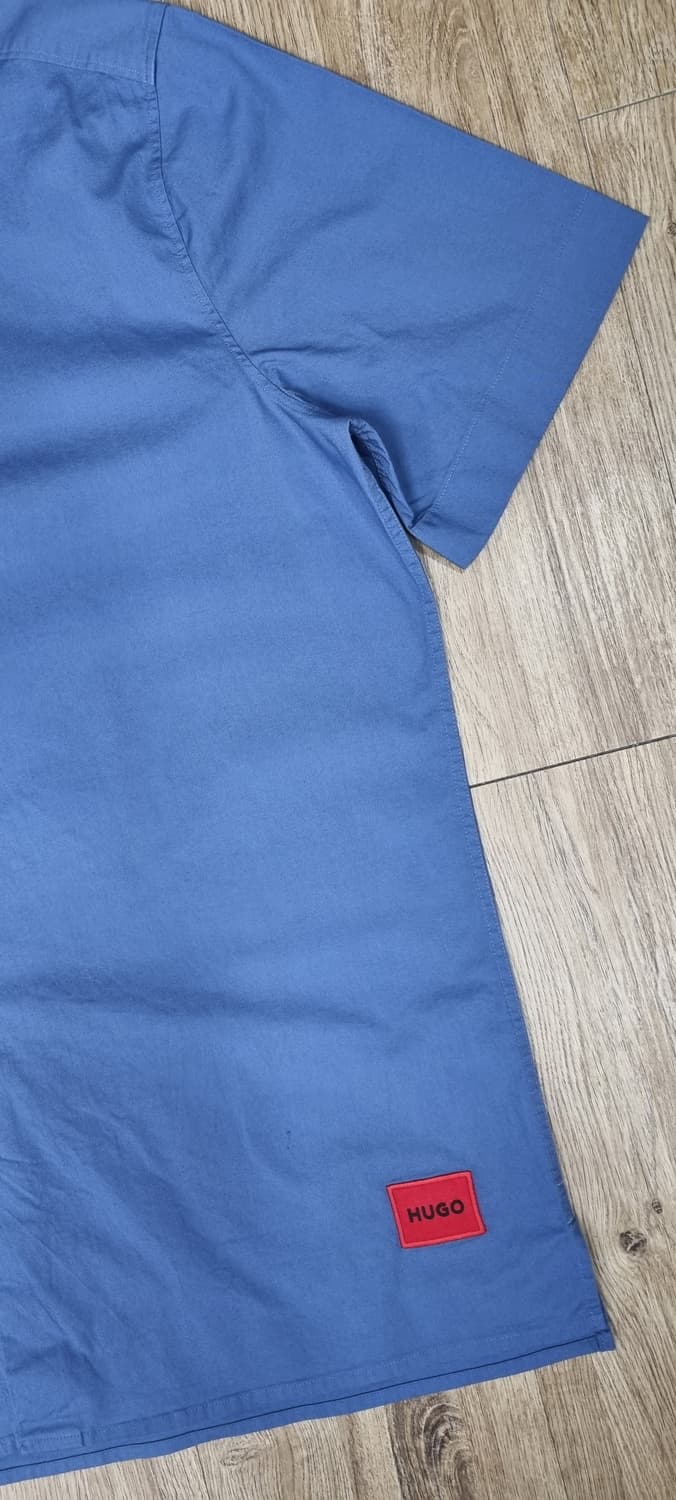 휴고보스 스트레치 릴렉스핏 반팔 셔츠 XL _ 남성 상품이미지4