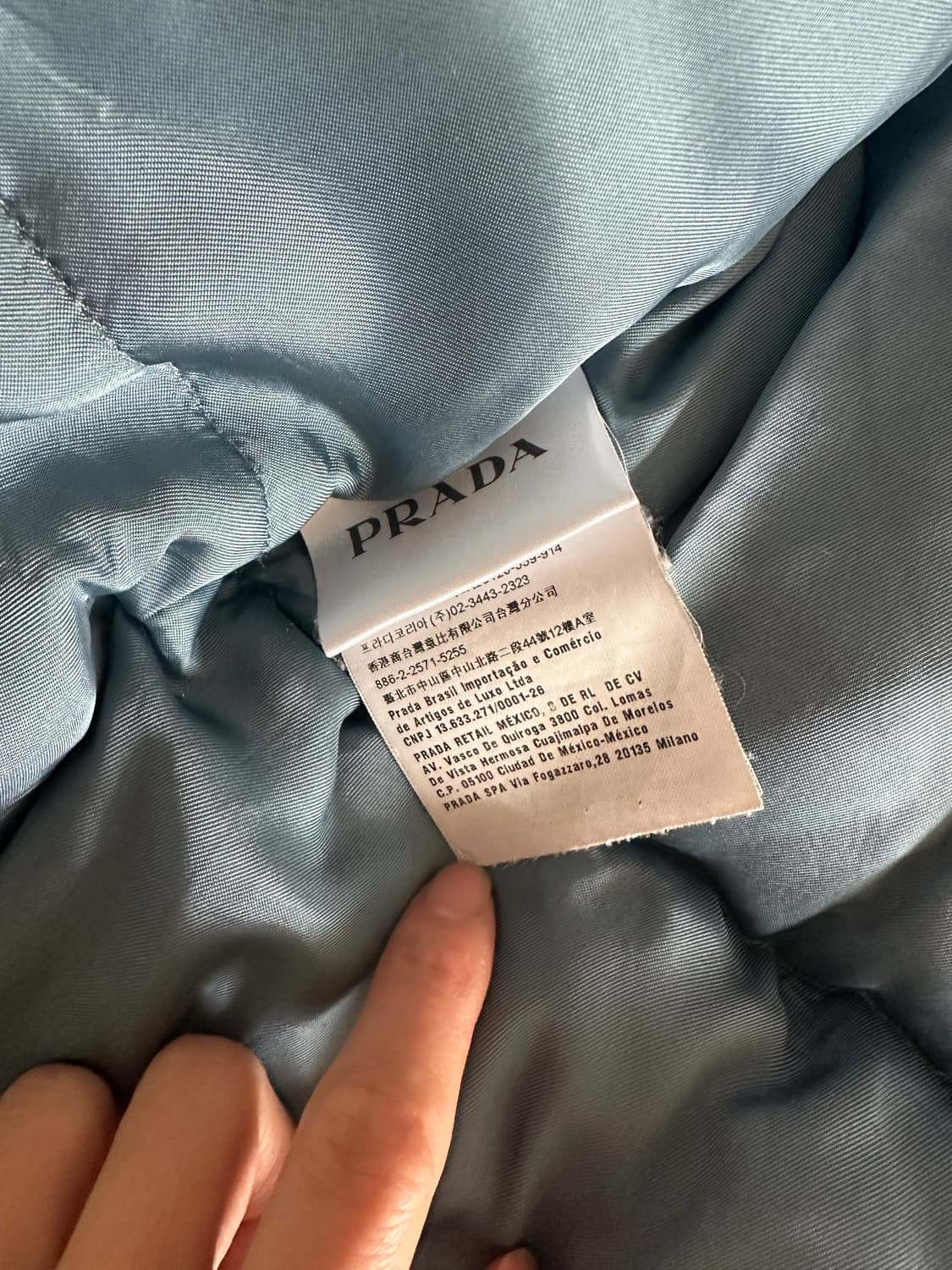 프라다 다운 숏패딩 상품이미지7