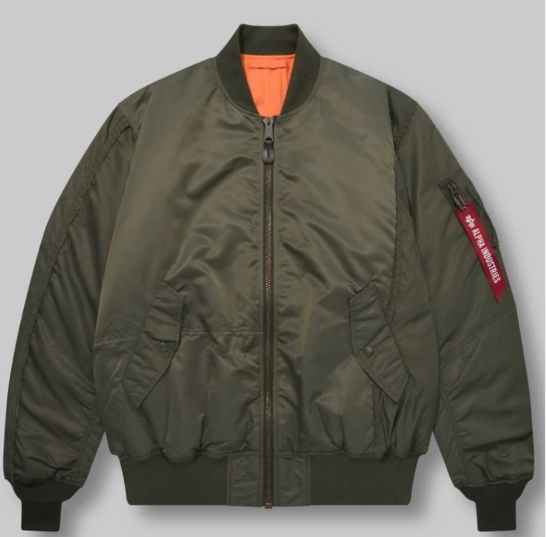 마스터마인드 X 알파인더스트리 MA-1 Olive color 상품이미지3