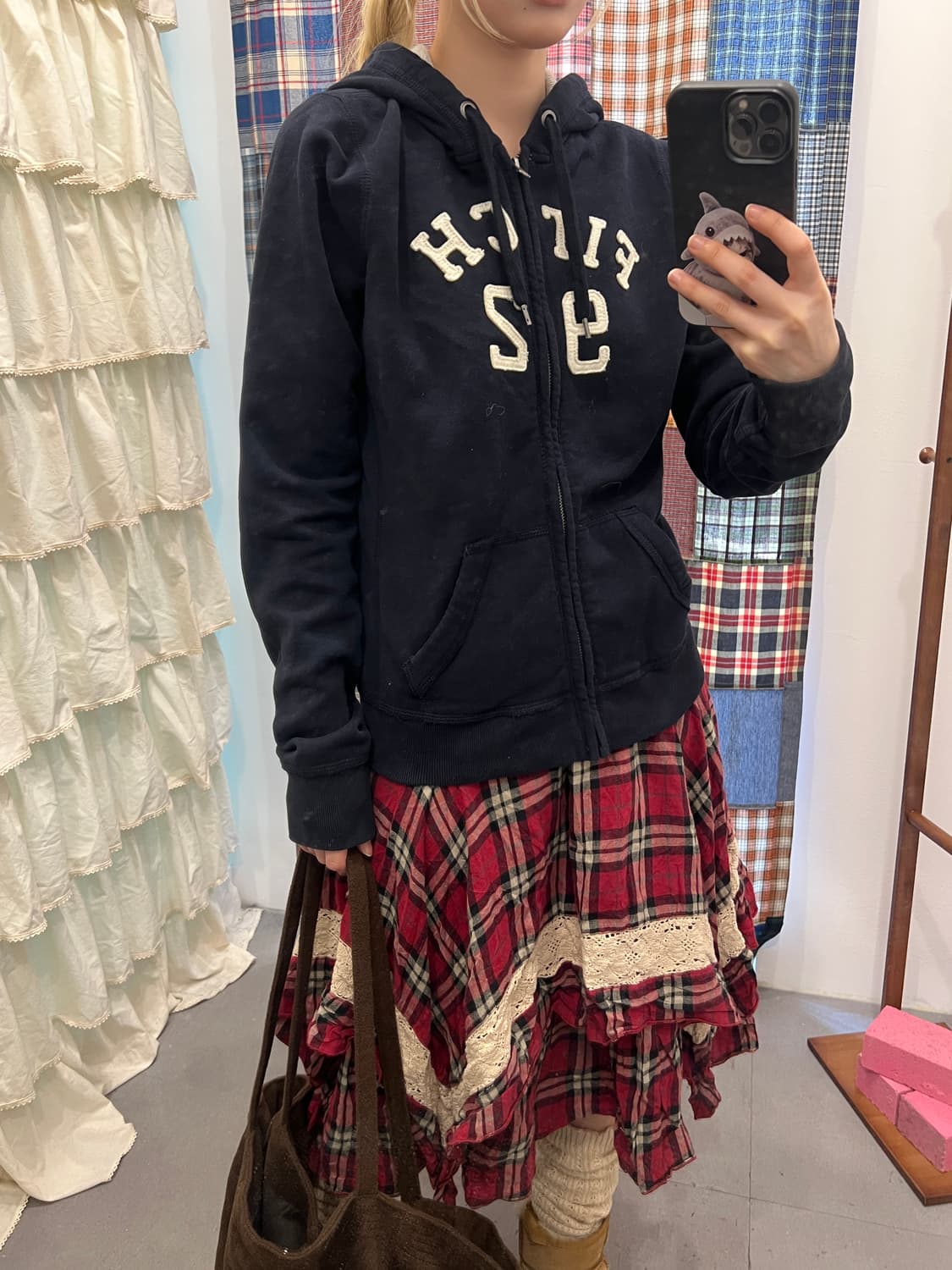 아베크롬비 네이비 후드집업  상품이미지3