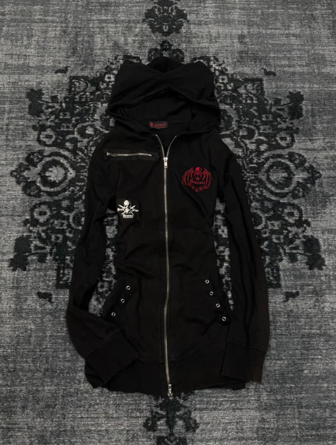 일본 빈티지 후드집업 고양이 귀 펑크 punk 00s 상품이미지1