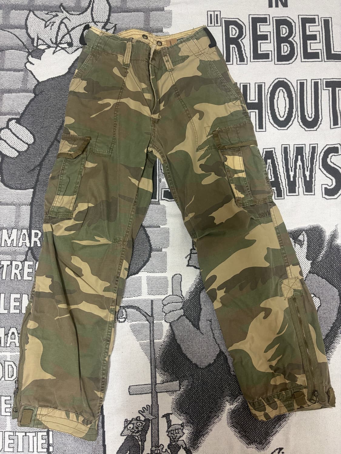 케토하우스 디테일 카모 카고 팬츠 상품이미지1