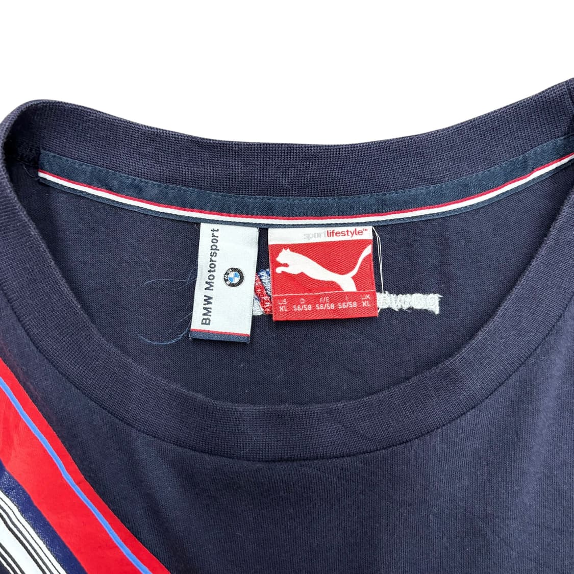 (XL) 푸마 BMW Motorsport 반팔 티셔츠 네이비 상품이미지8