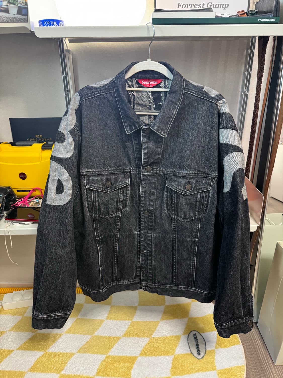 22 슈프림 흑청 트러커3rd 팝니다xl 상품이미지2