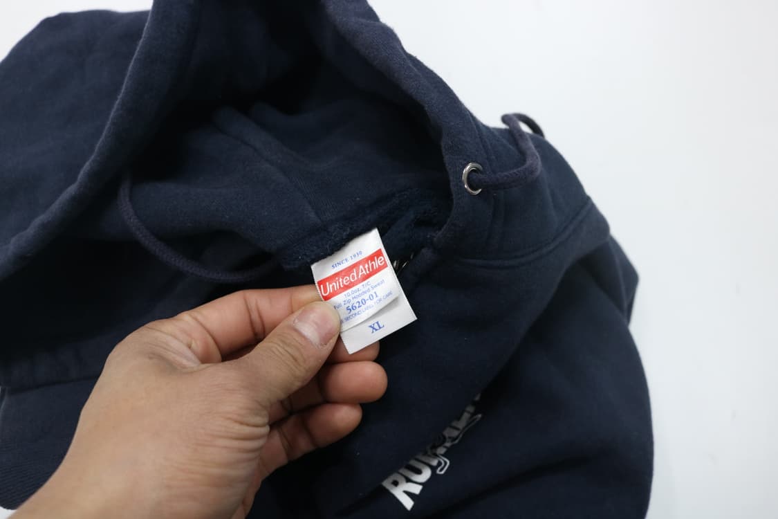유나이티드 애슬 네이비 로드러너 후드 집업 (XL) 상품이미지8