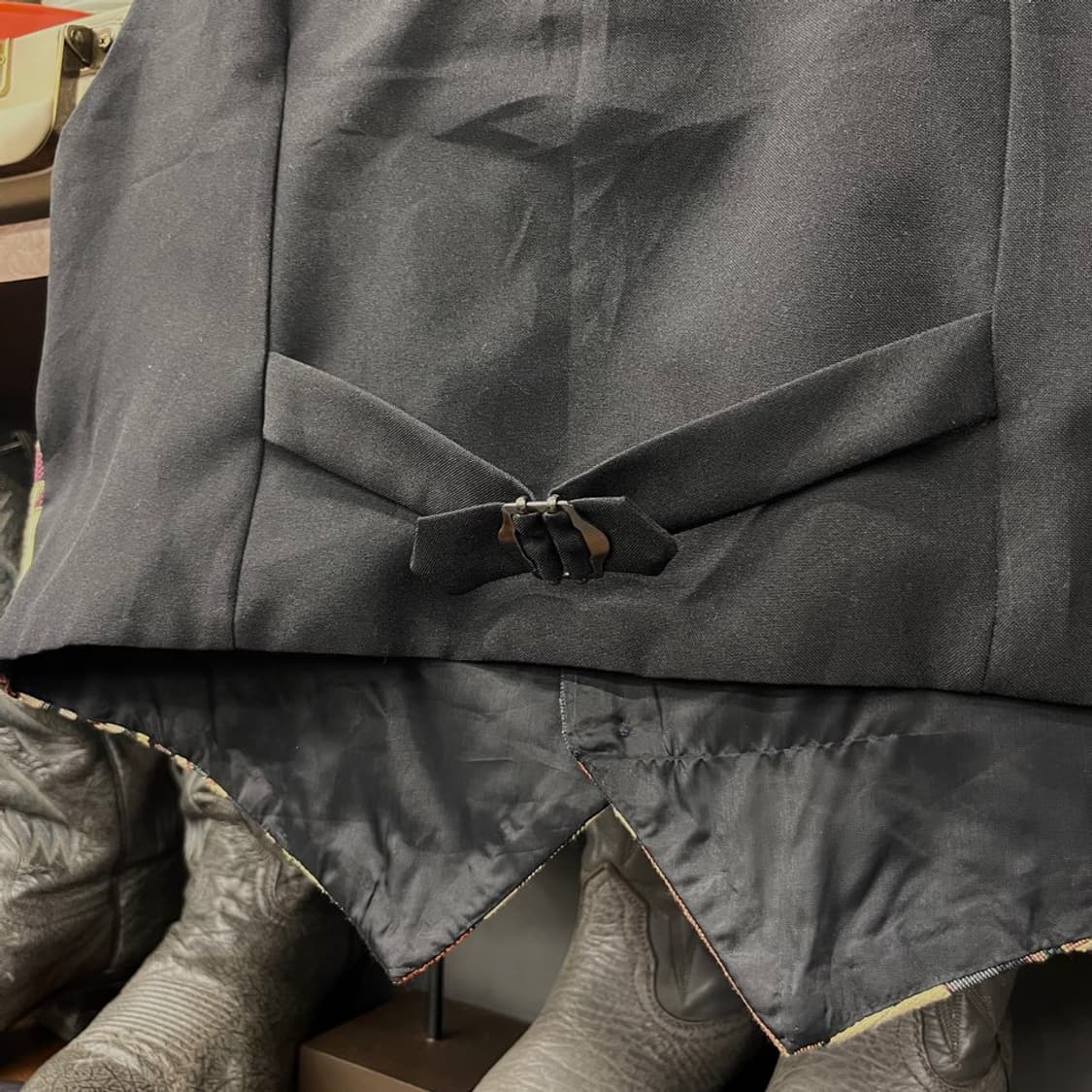 90s USA 빈티지 네이티브 아즈텍 패턴 웨스턴 클래식 베스트 N000 상품이미지5