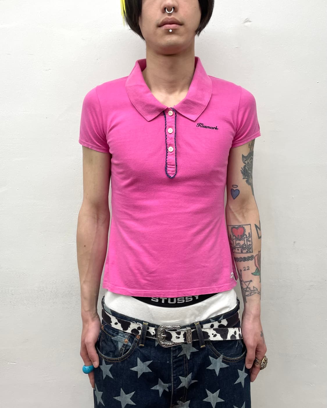 Retro pink pk t-shirt 상품이미지1