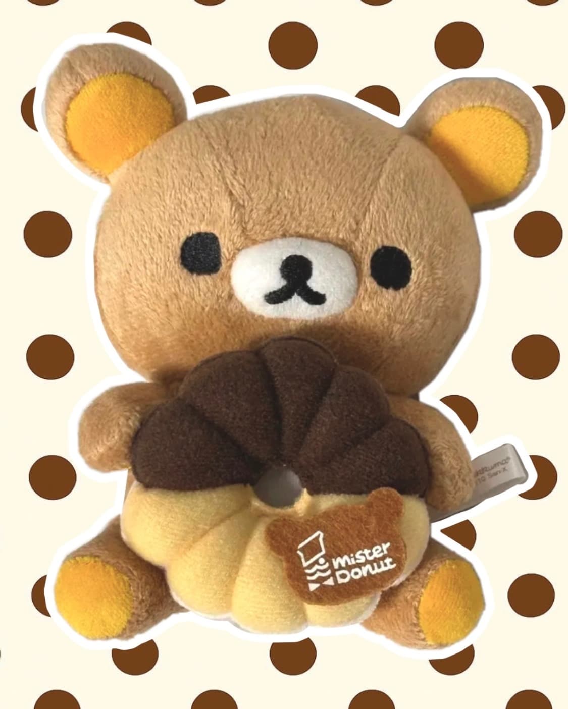 리락쿠마 미스터도넛 콜라보 인형 상품이미지1