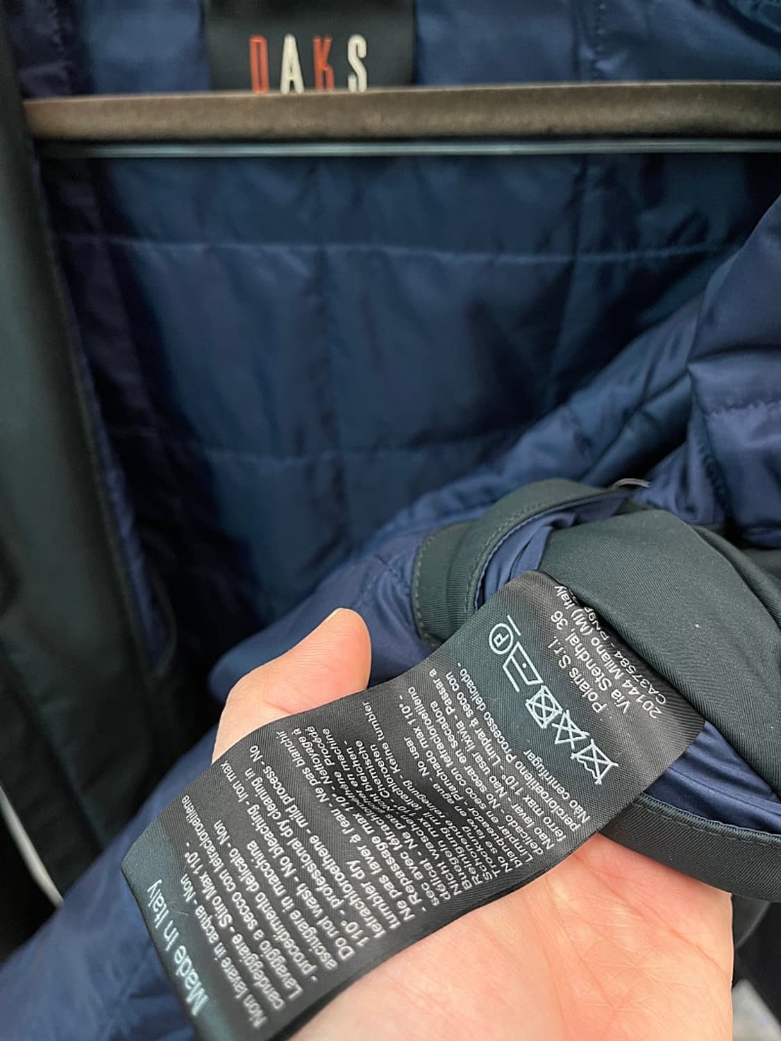 105) 닥스 이태리 패딩 후드자켓 상품이미지10