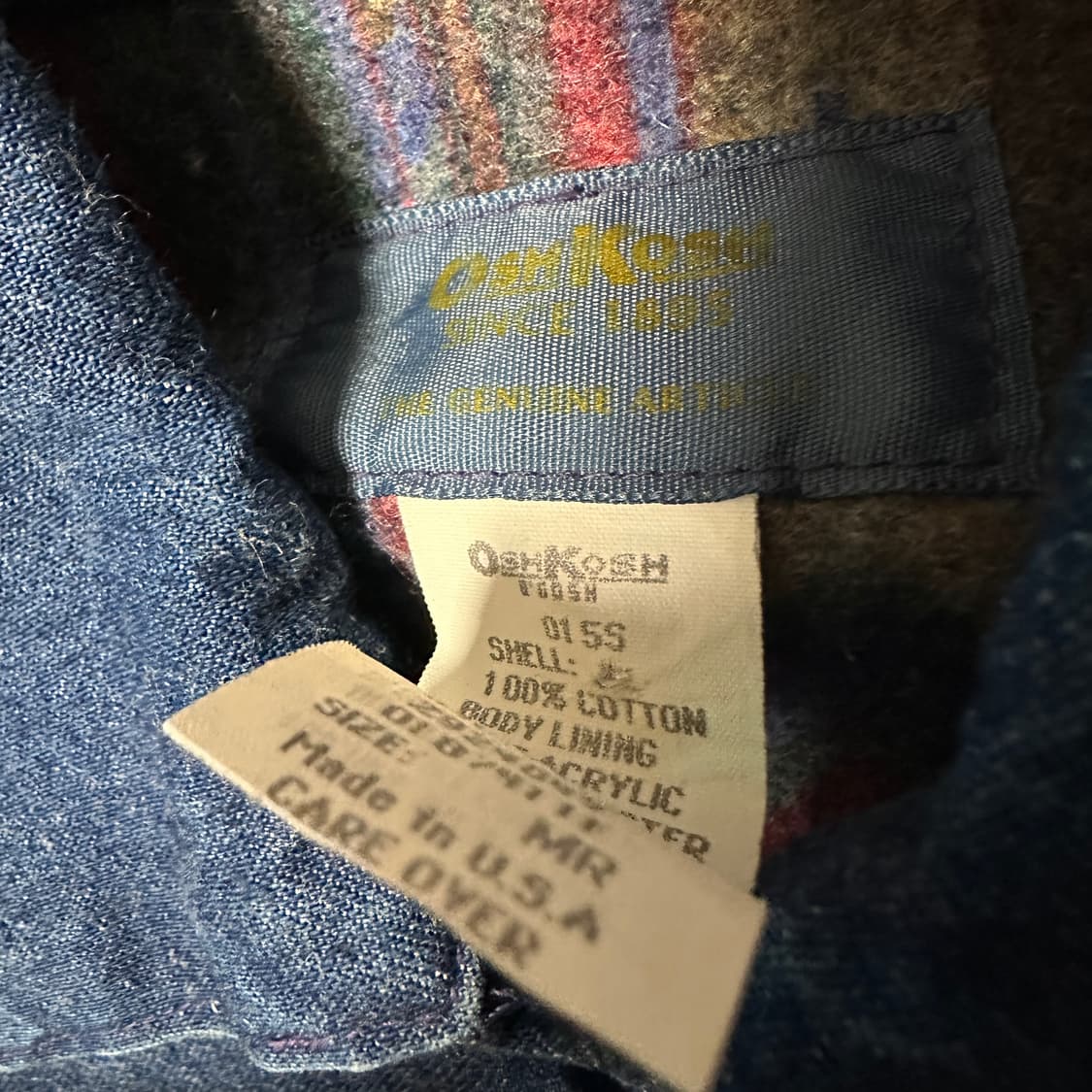 OSHKOSH usa made blanket work jacket 상품이미지3