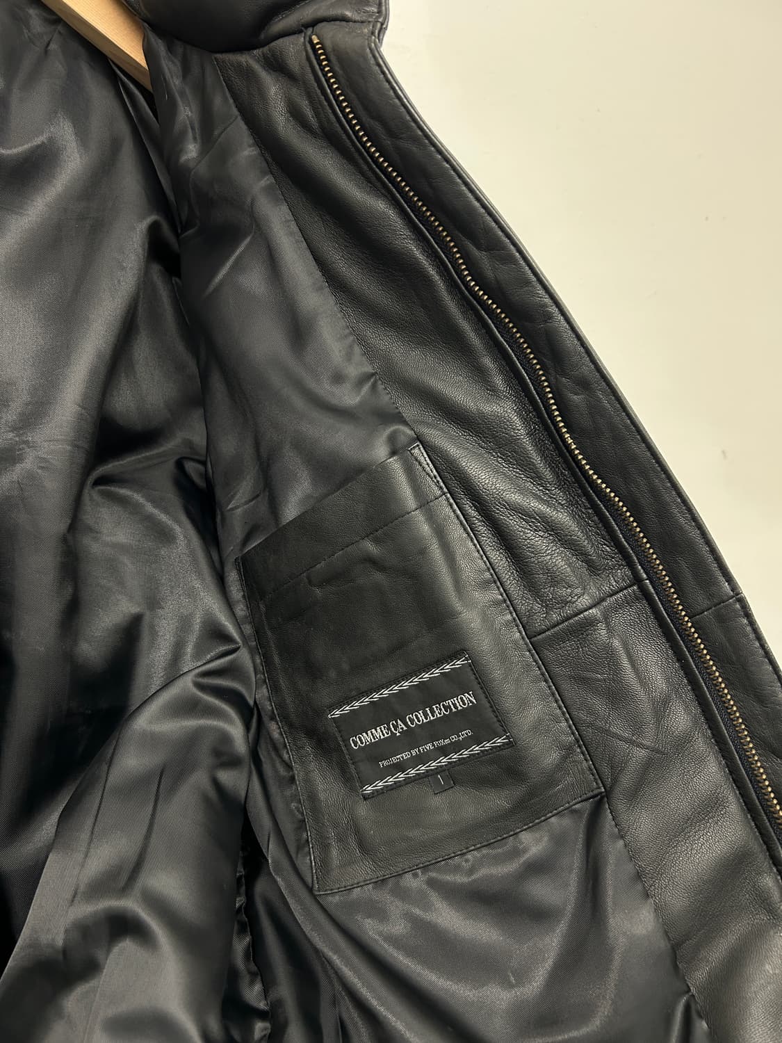 COMME CA 꼼사이즘 콜렉션 레더 다운자켓  상품이미지6