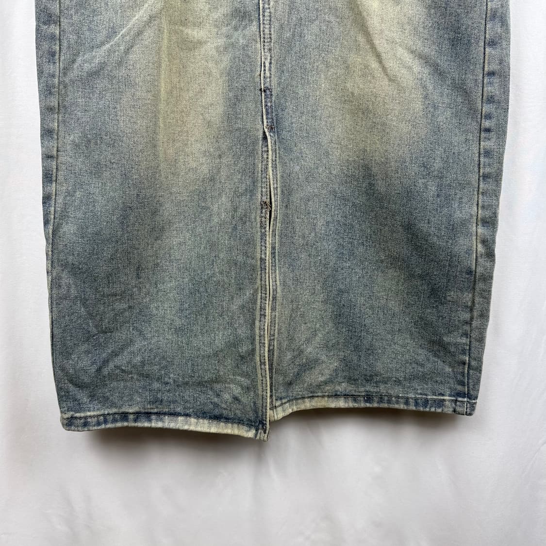 (L) 바닐라비 데님 롱 스커트 상품이미지3