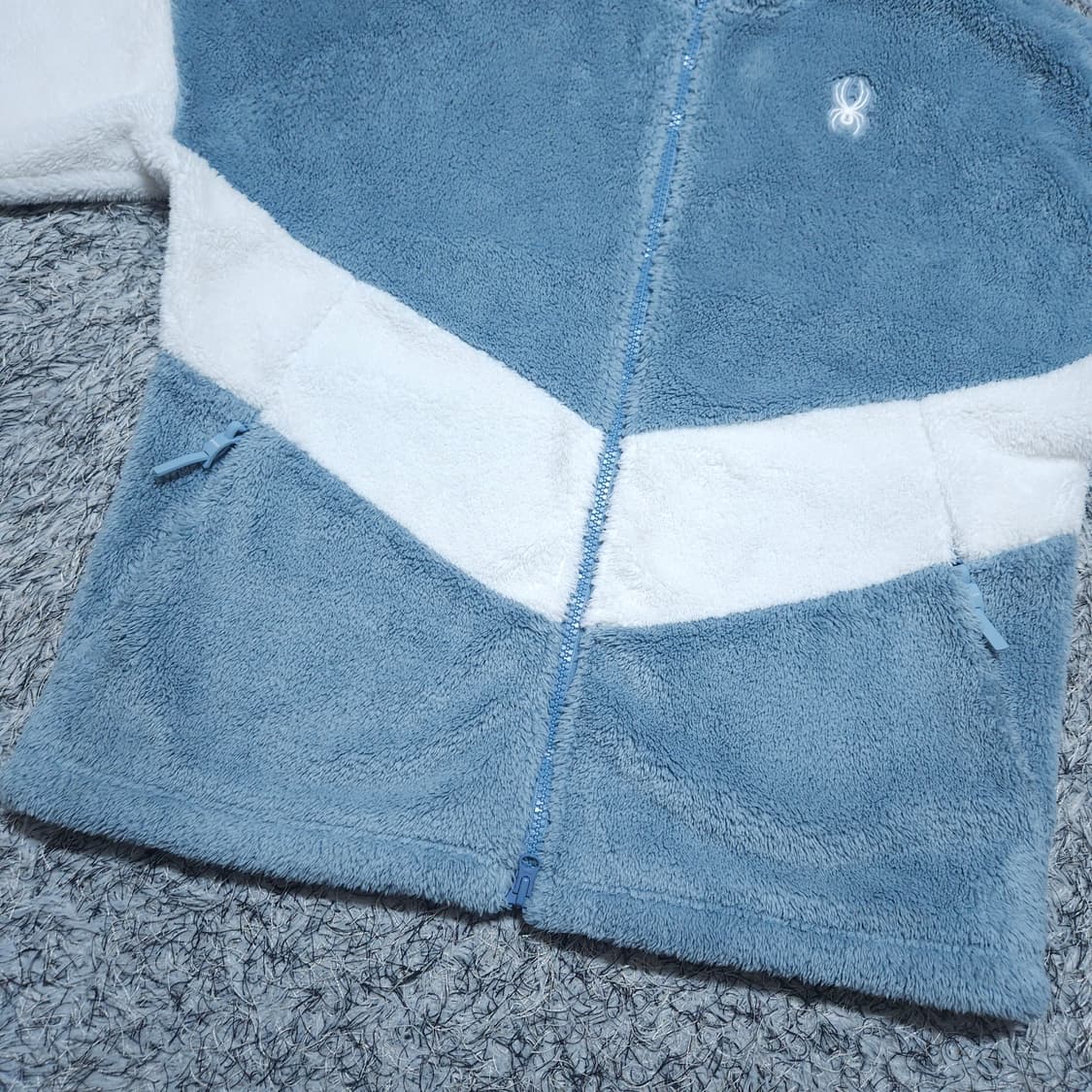 스파이더) M 남자 컬러블럭 후리스 후드집업 / 왕눈이샵 상품이미지4