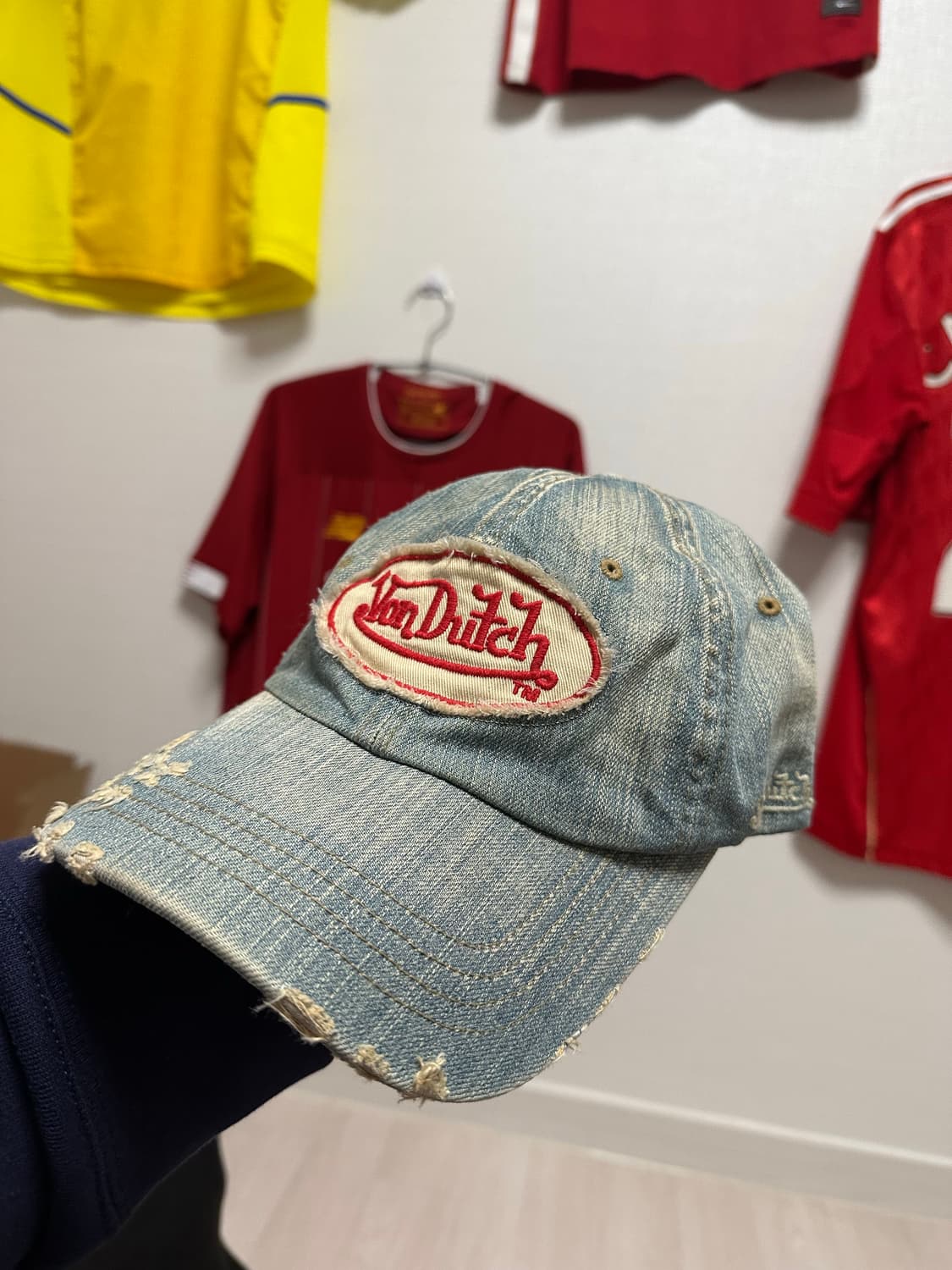 본더티 데님 볼캡 상품이미지1