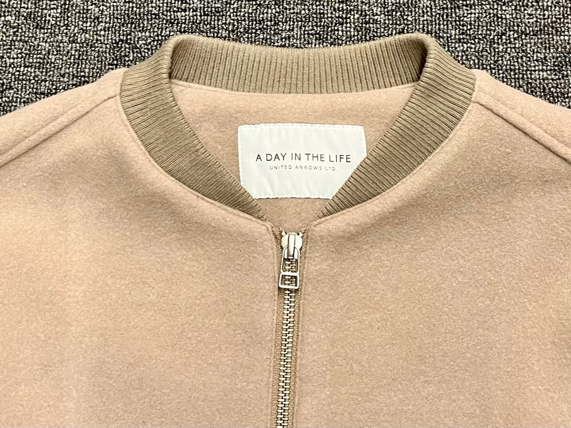 [55] 유나이티드 애로우즈 베이지 아크릴 롱자켓 상품이미지3