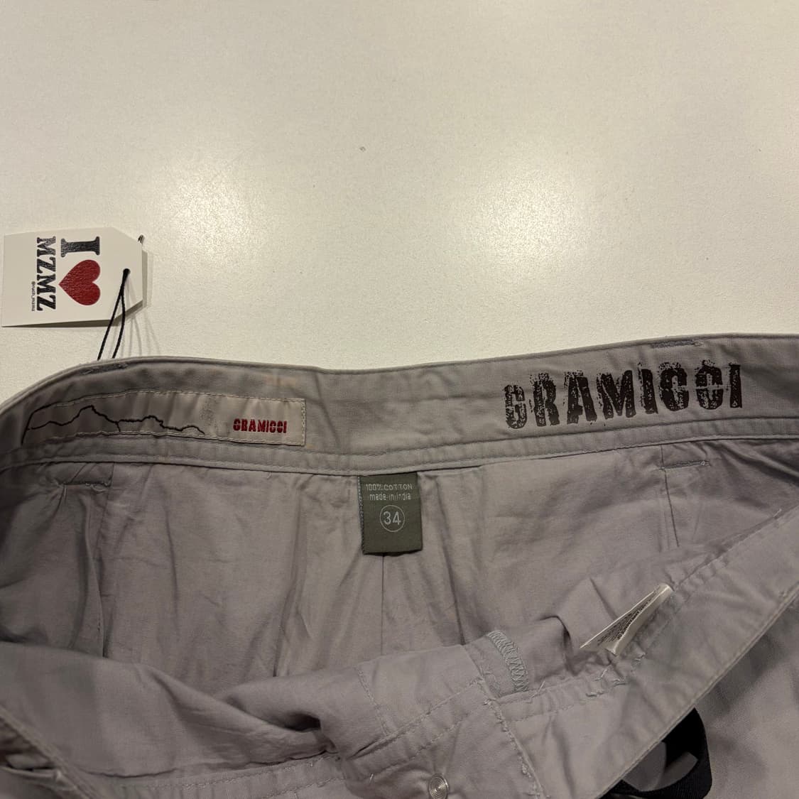 [34] 올드 그라미치 빈티지 벨트 그레이 코튼 팬츠 B945 상품이미지9