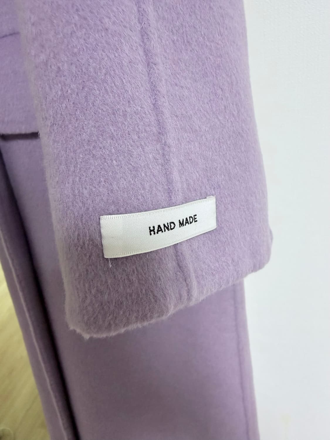 울100% 핸드메이드코트 미착용 상품이미지2