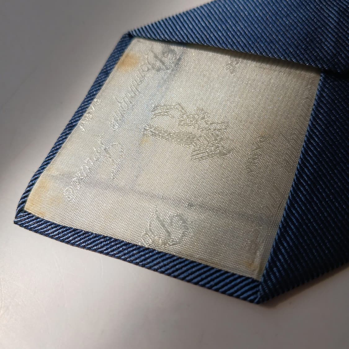 도미니크 프랑스 실크 블루 포인트 패턴 넥타이 7.8cm B등급 E769 상품이미지7