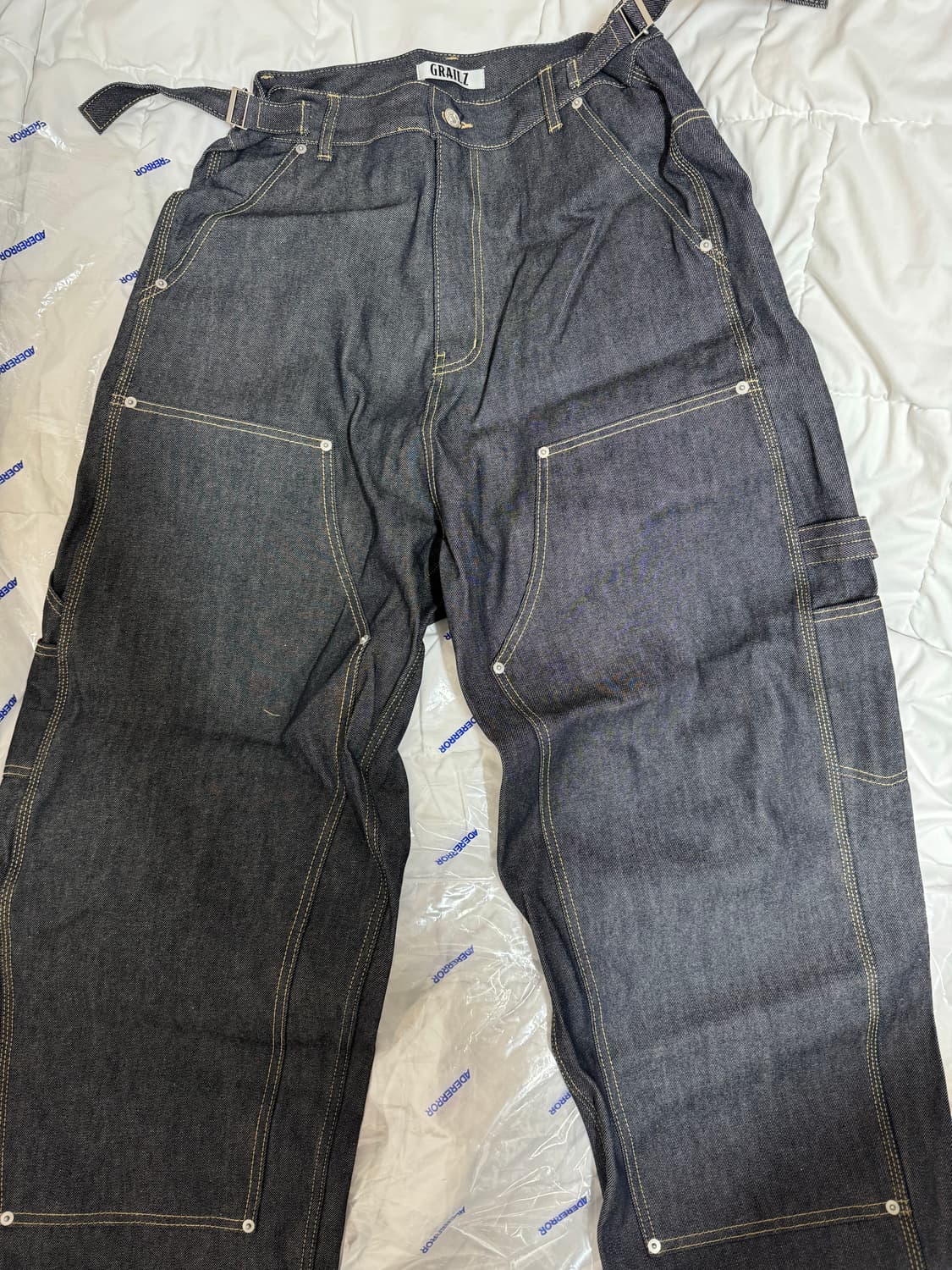 [GRAILZ X KOIN SEOUL] 카펜터 로우 데님 인디고 2사이즈 상품이미지3