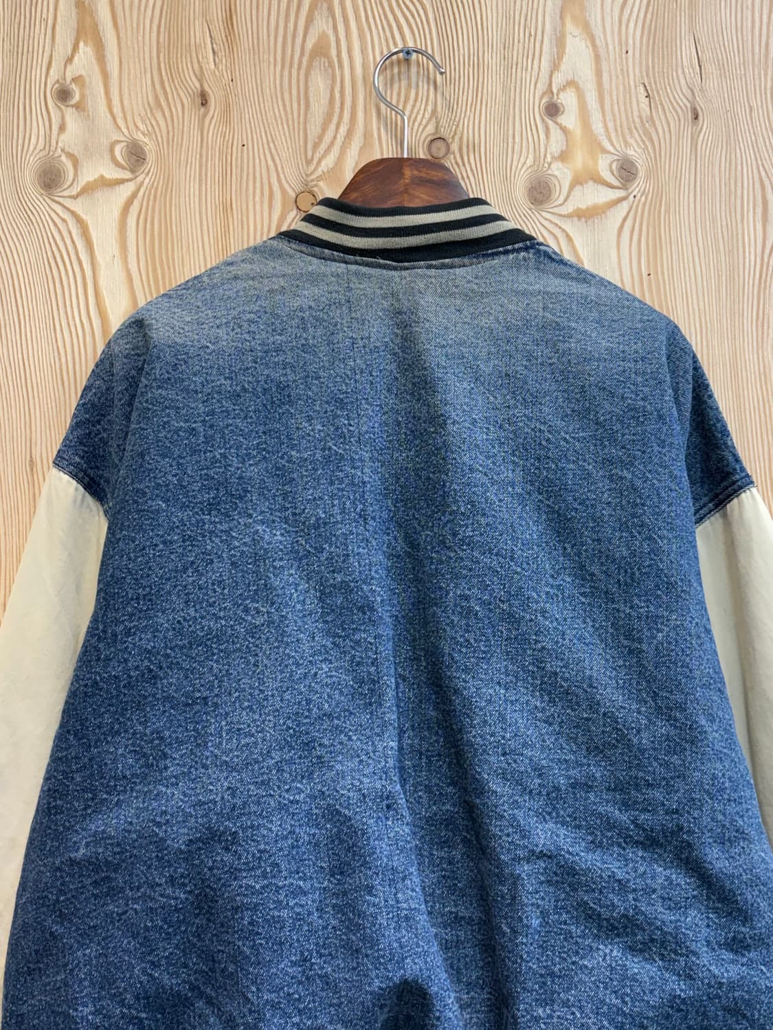 North bay 데님 바시티자켓 상품이미지4