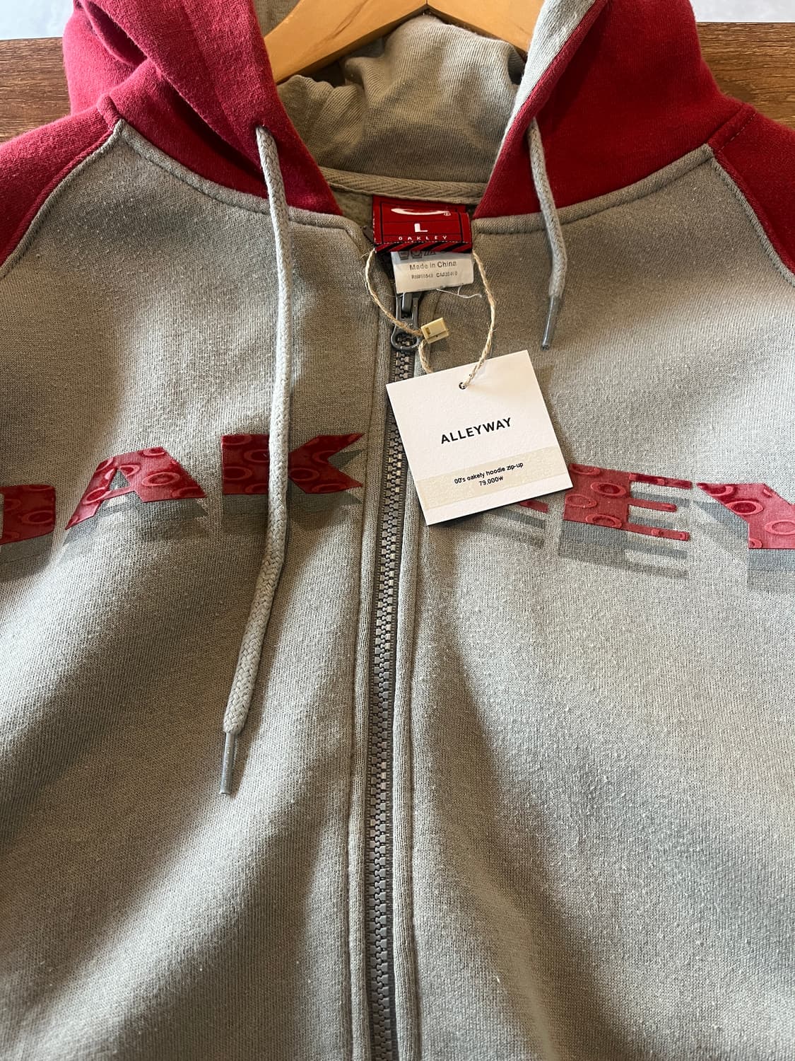 00’s oakely hoodie zip-up 상품이미지3