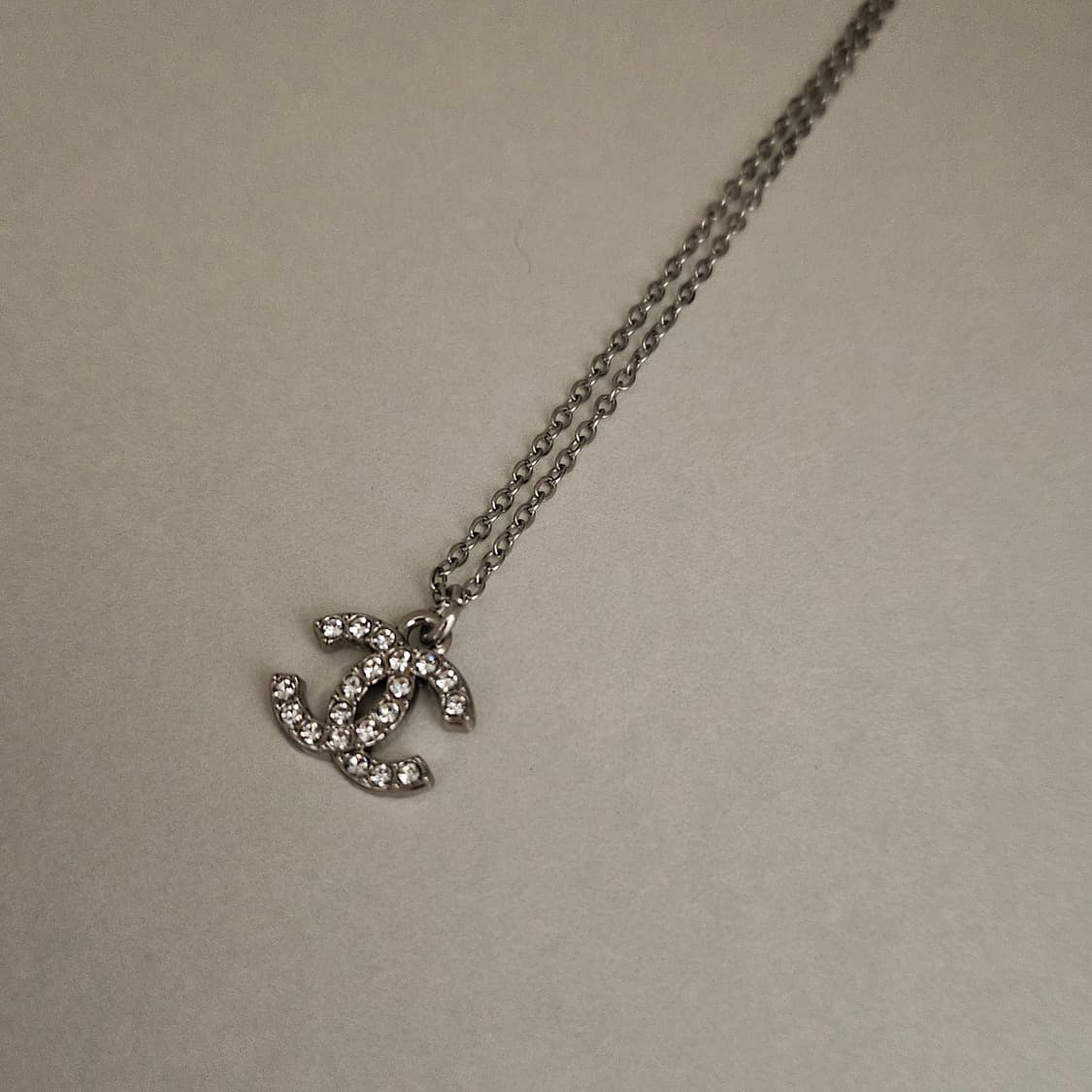 샤넬 미니큐빅 빈티지 업사이클링 목걸이 상품이미지2