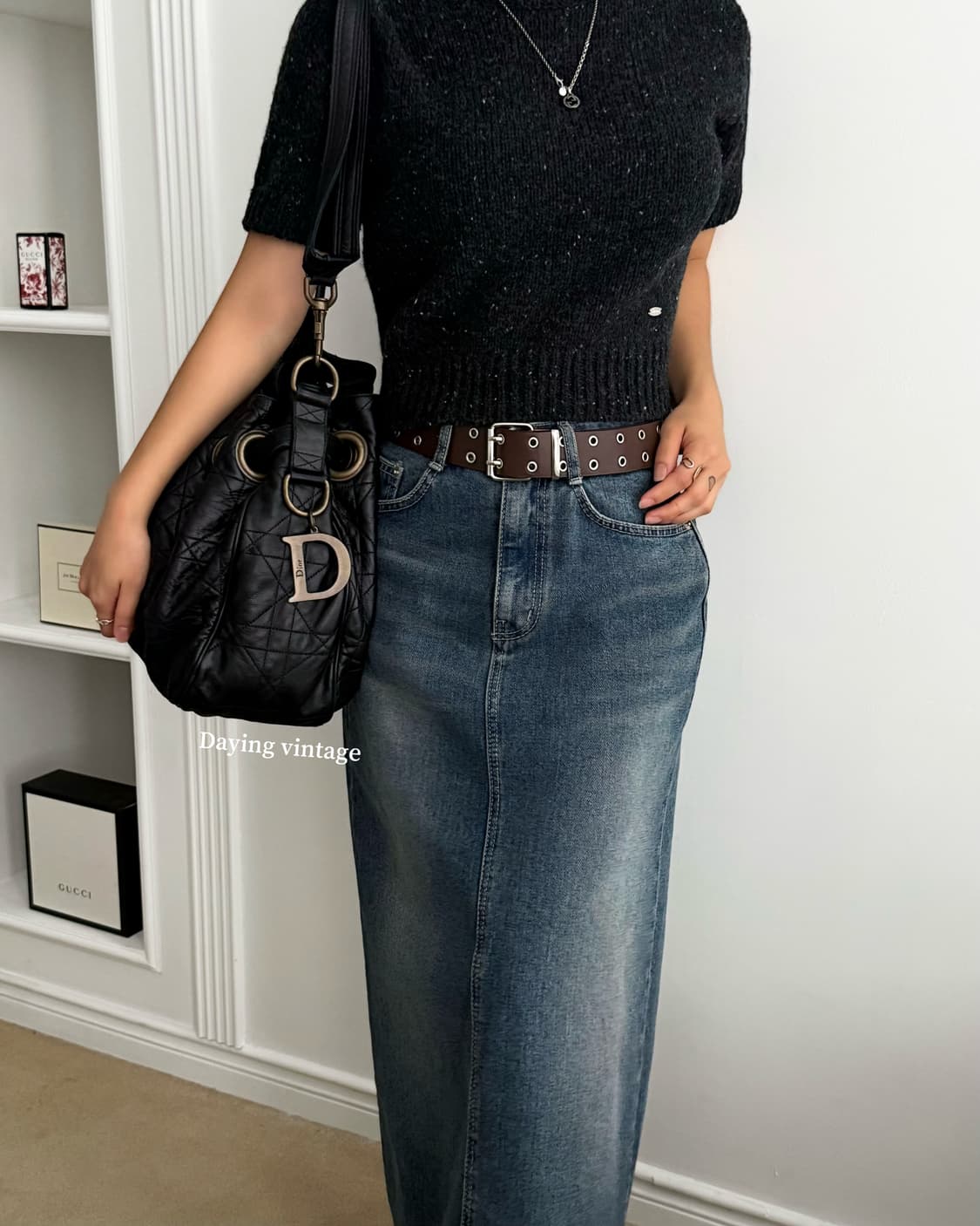 디올 까나쥬 버킷백 상품이미지8