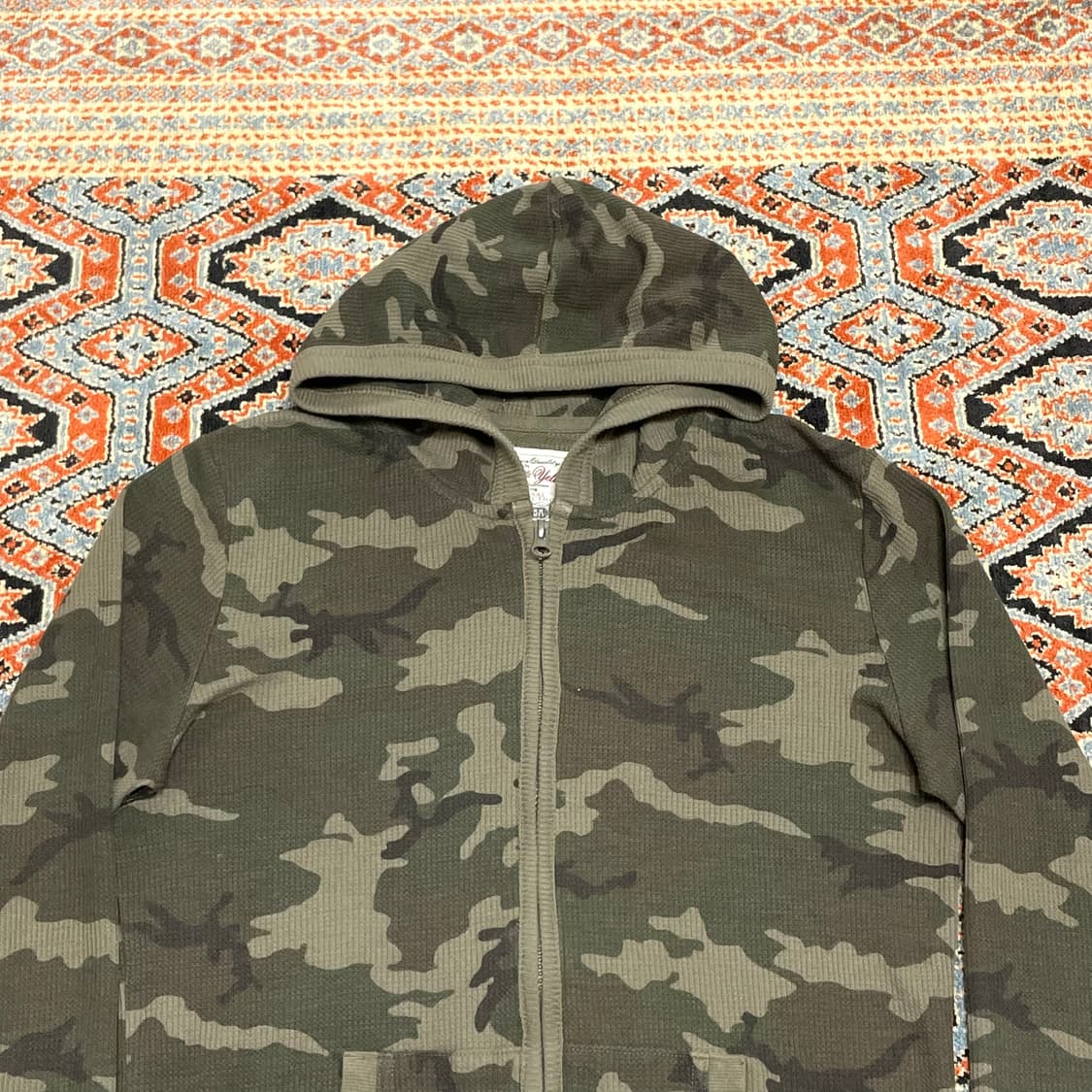 일본 퍼플앤옐로우 밀리터리 후드집업 여성M 상품이미지2