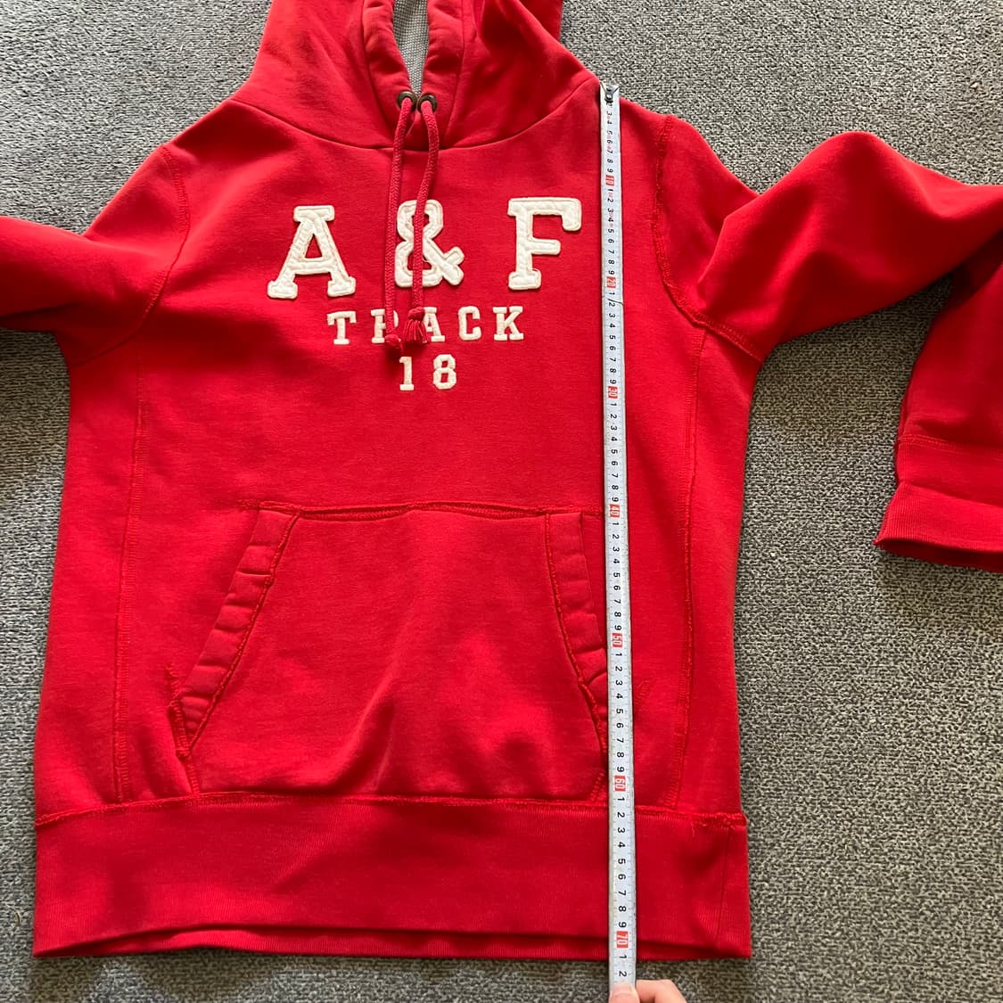 87 아베크롬비 후드티 레드 상품이미지5