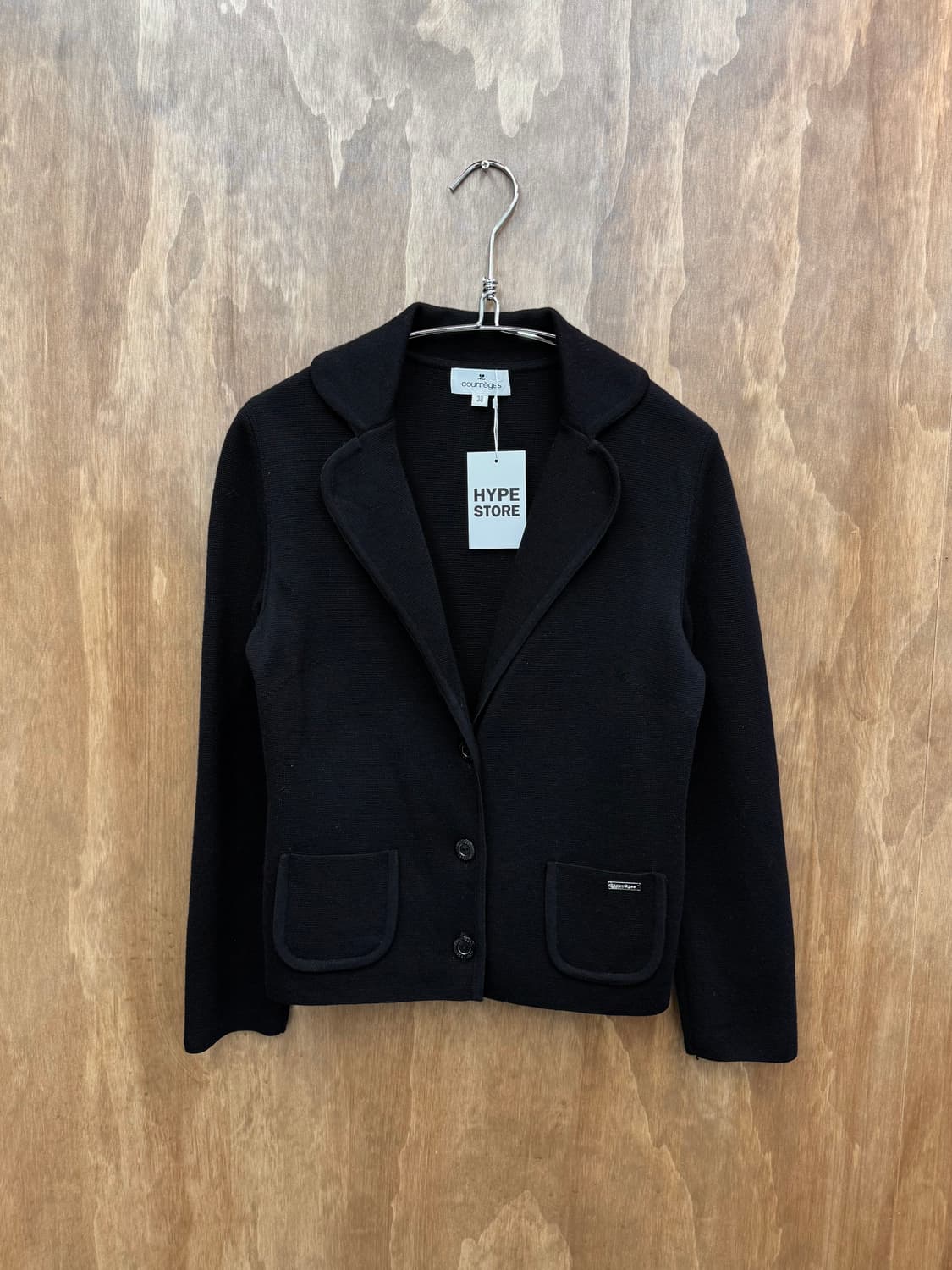 Courreges 꾸레쥬 라운드 카라 3버튼 자켓 상품이미지1