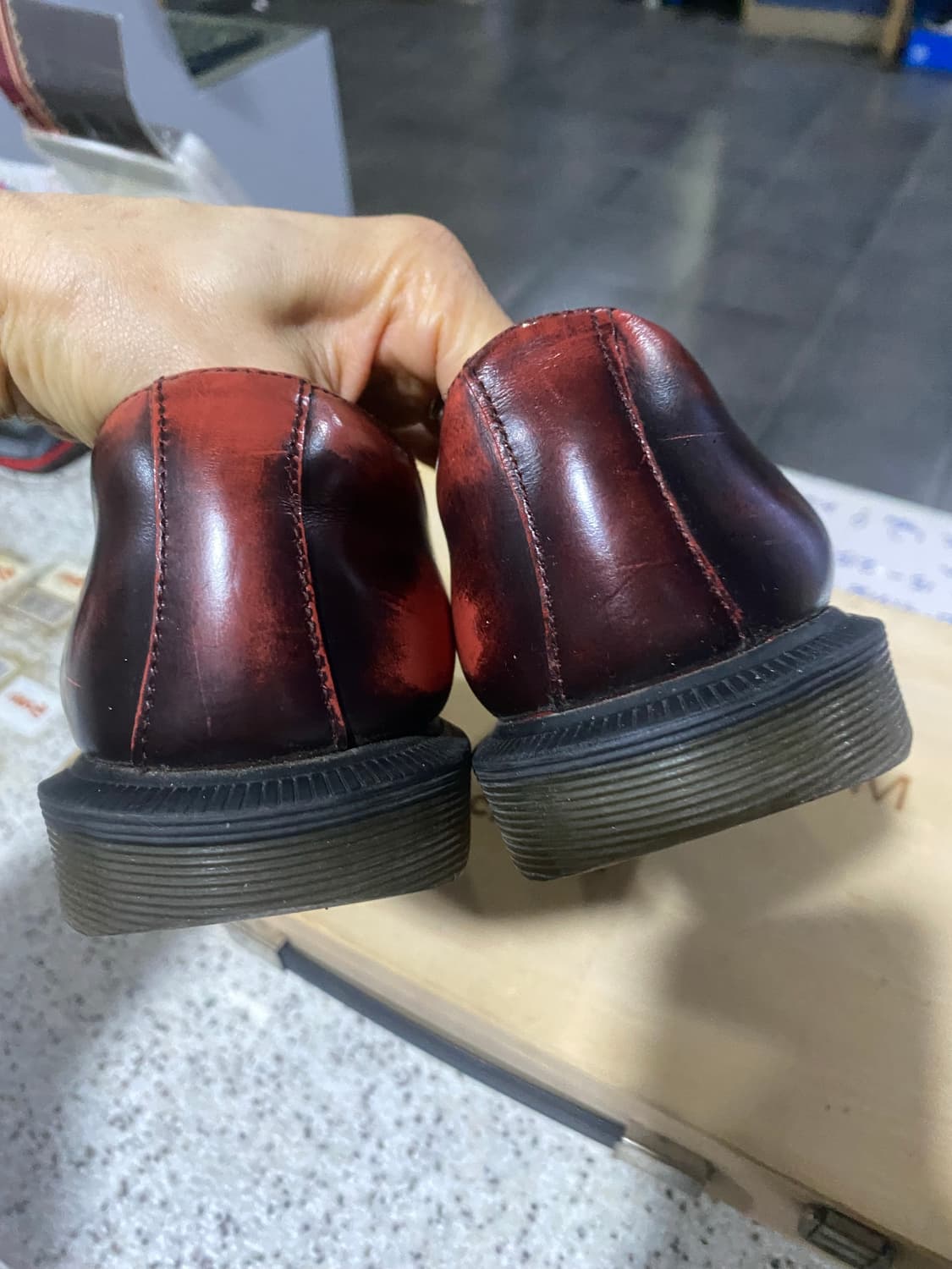 닥터마틴 몽크 스트랩 버건디 230mm 상품이미지4