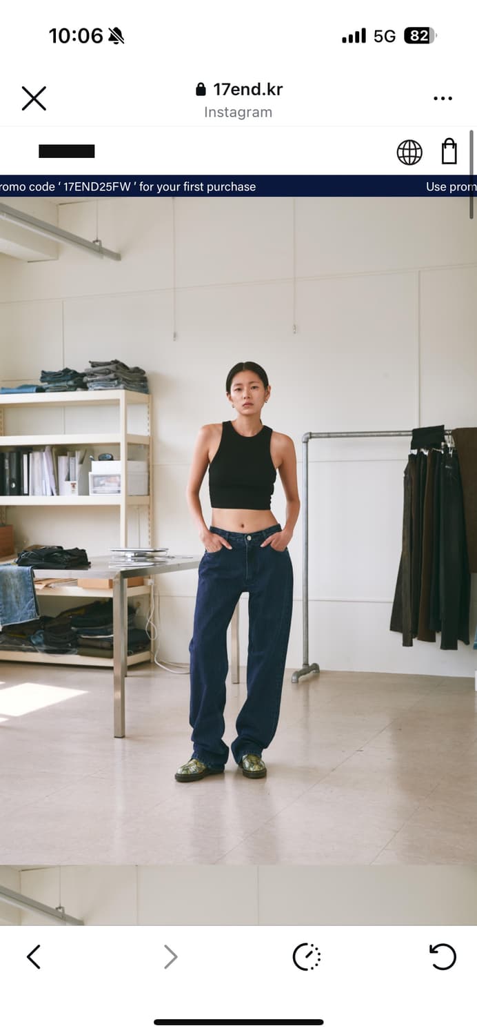 17end 009 스트라이프 데님 상품이미지2