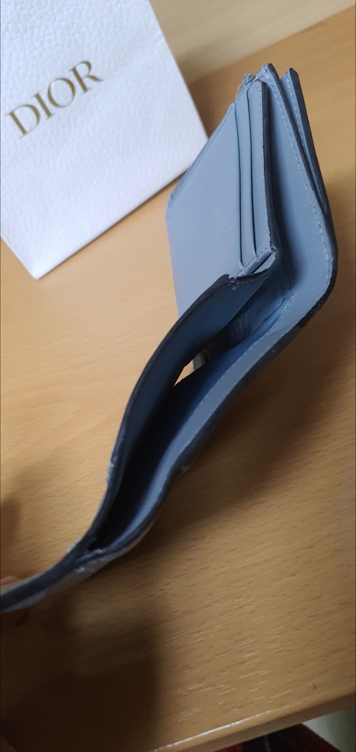 디올 로투스 반지갑/지갑 정품A급(감정O) 상품이미지9
