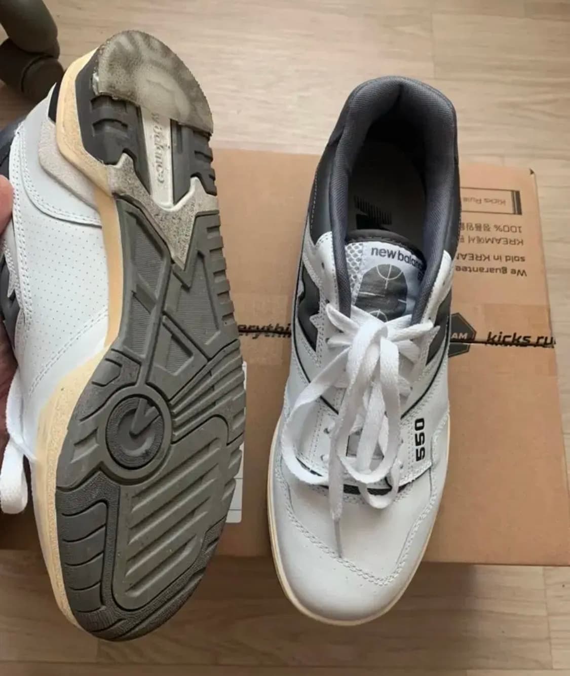 285) 뉴발란스 550 다크그레이 상품이미지5