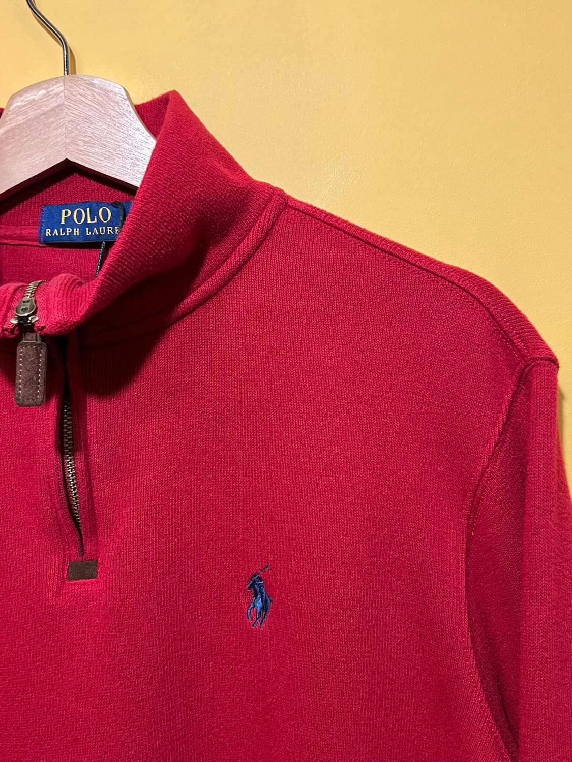 [S] 폴로 랄프로렌 반집업 니트 아노락 스웨트셔츠 상품이미지2
