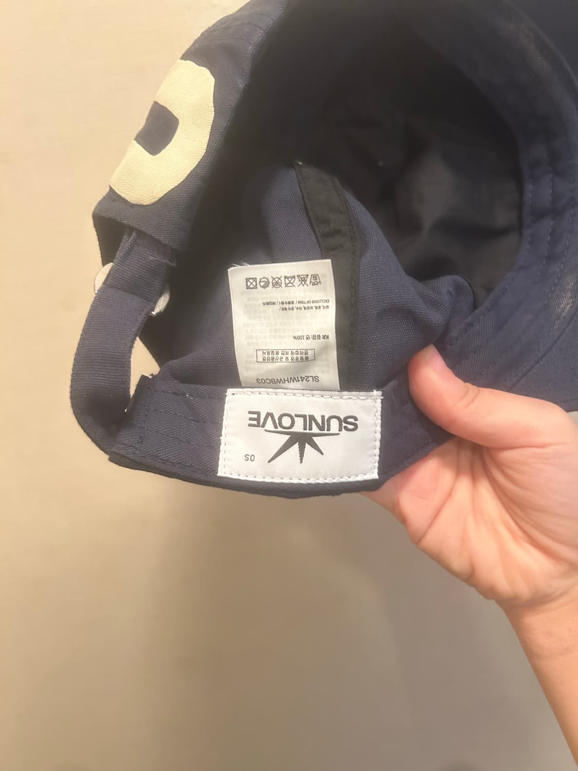 썬러브 네이비 모자 상품이미지5