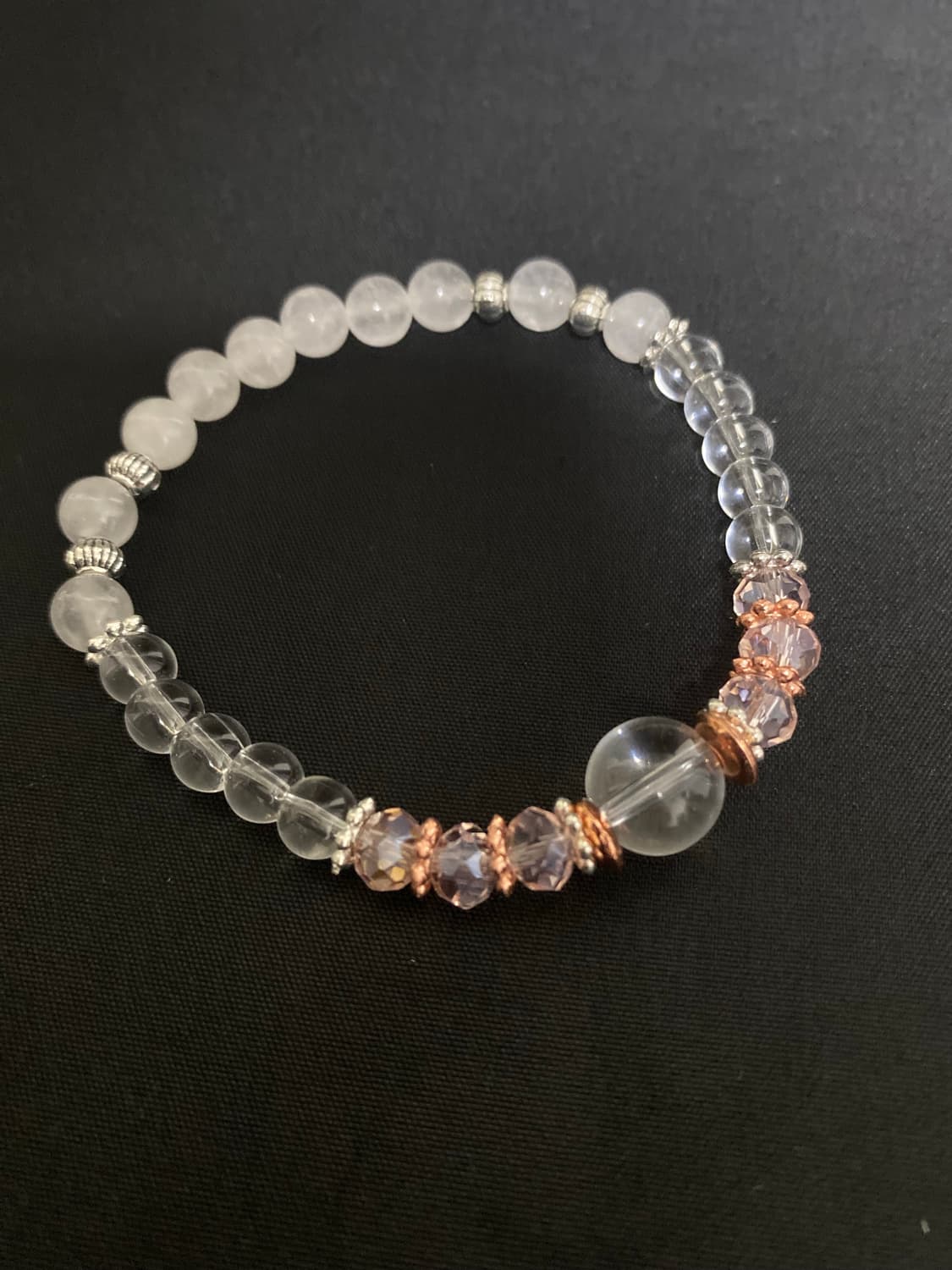 백수정 크리스탈 원석 팔찌 상품이미지2