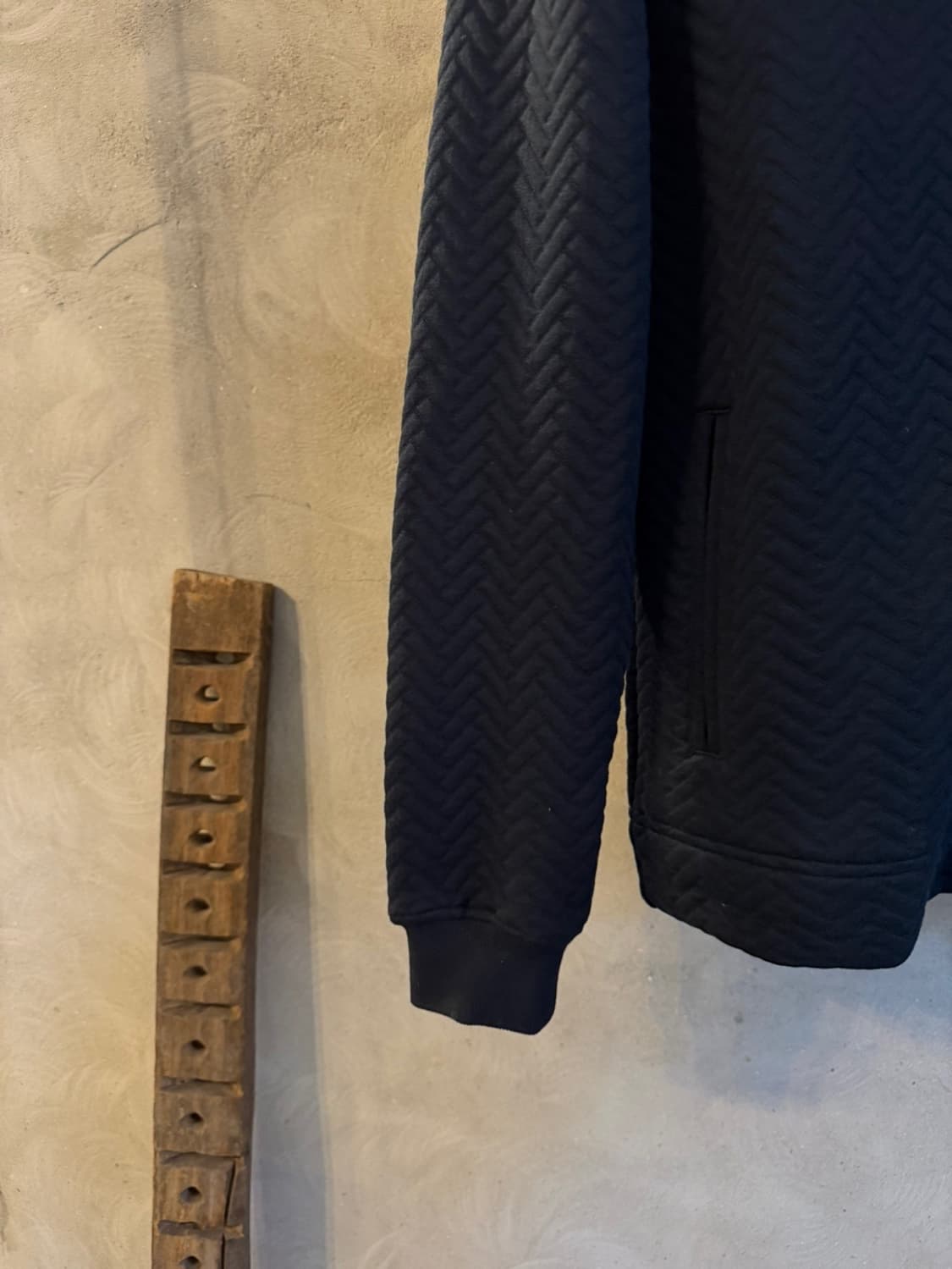 마시모두티 저지 패브릭 싱글 라이더 자켓 100 상품이미지4