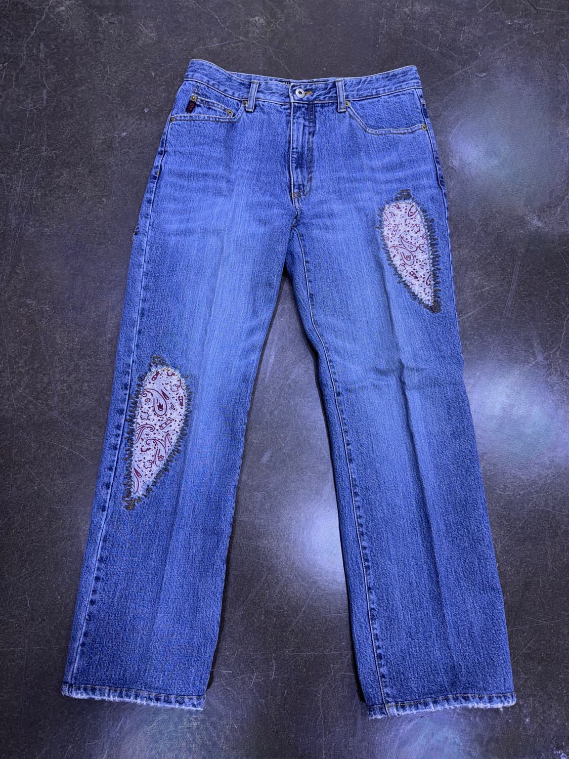 게스 00's 어반핏 페이즐리 리워크 빈티지 데님팬츠 3 상품이미지1