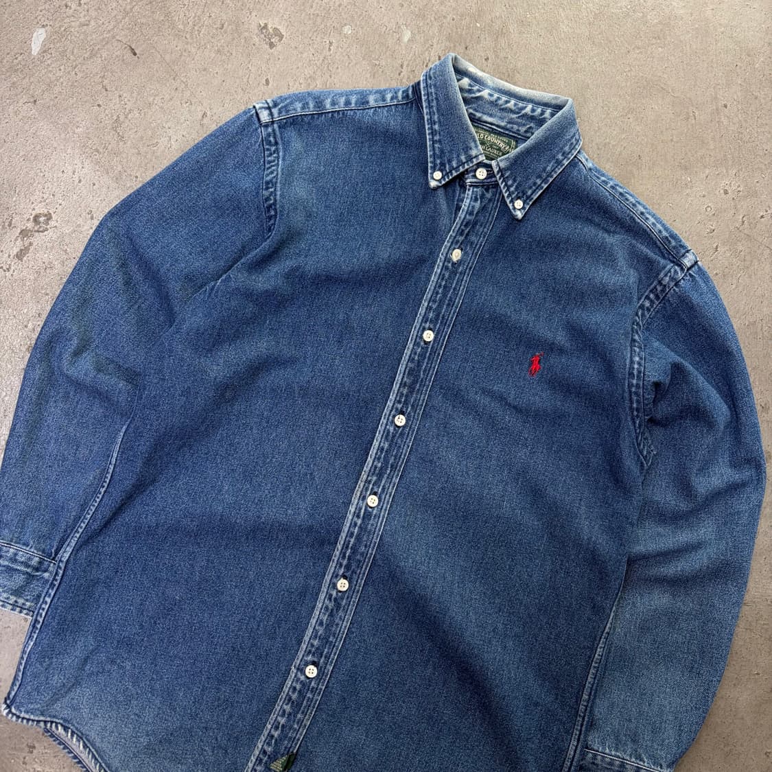 폴로 청 데님 셔츠[2230] 상품이미지4