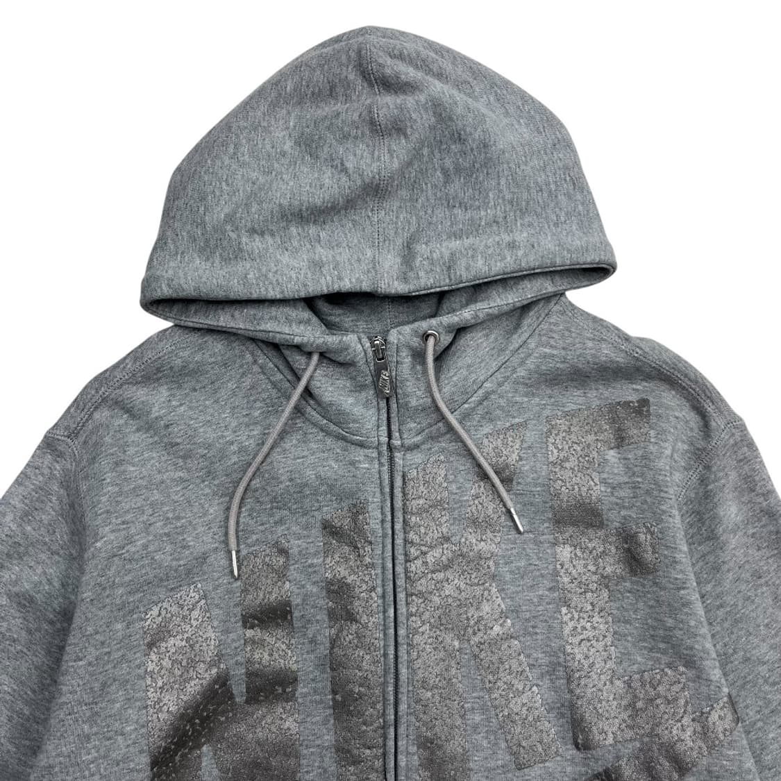 나이키 빈티지 프린팅 그레이 후드집업 L 상품이미지4