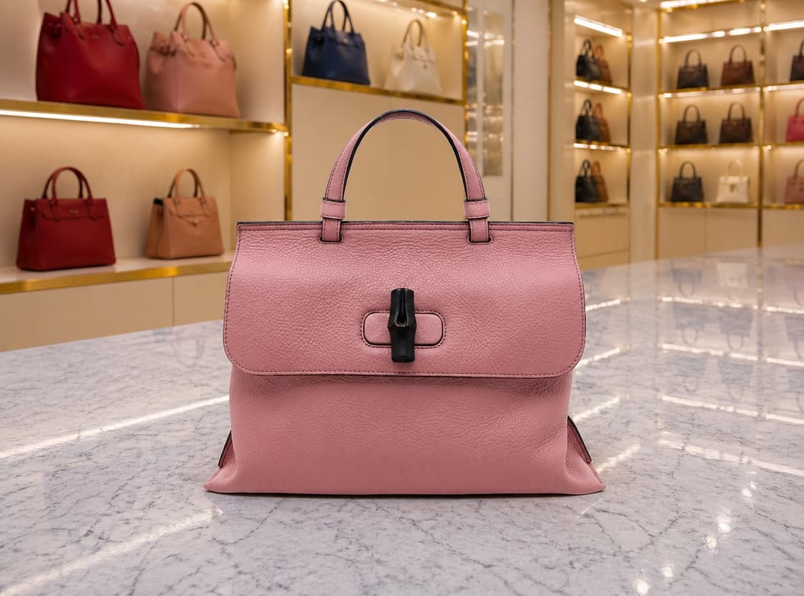 [A급] 구찌 뱀부 탑 핸들백 판매합니다!!! 상품이미지1