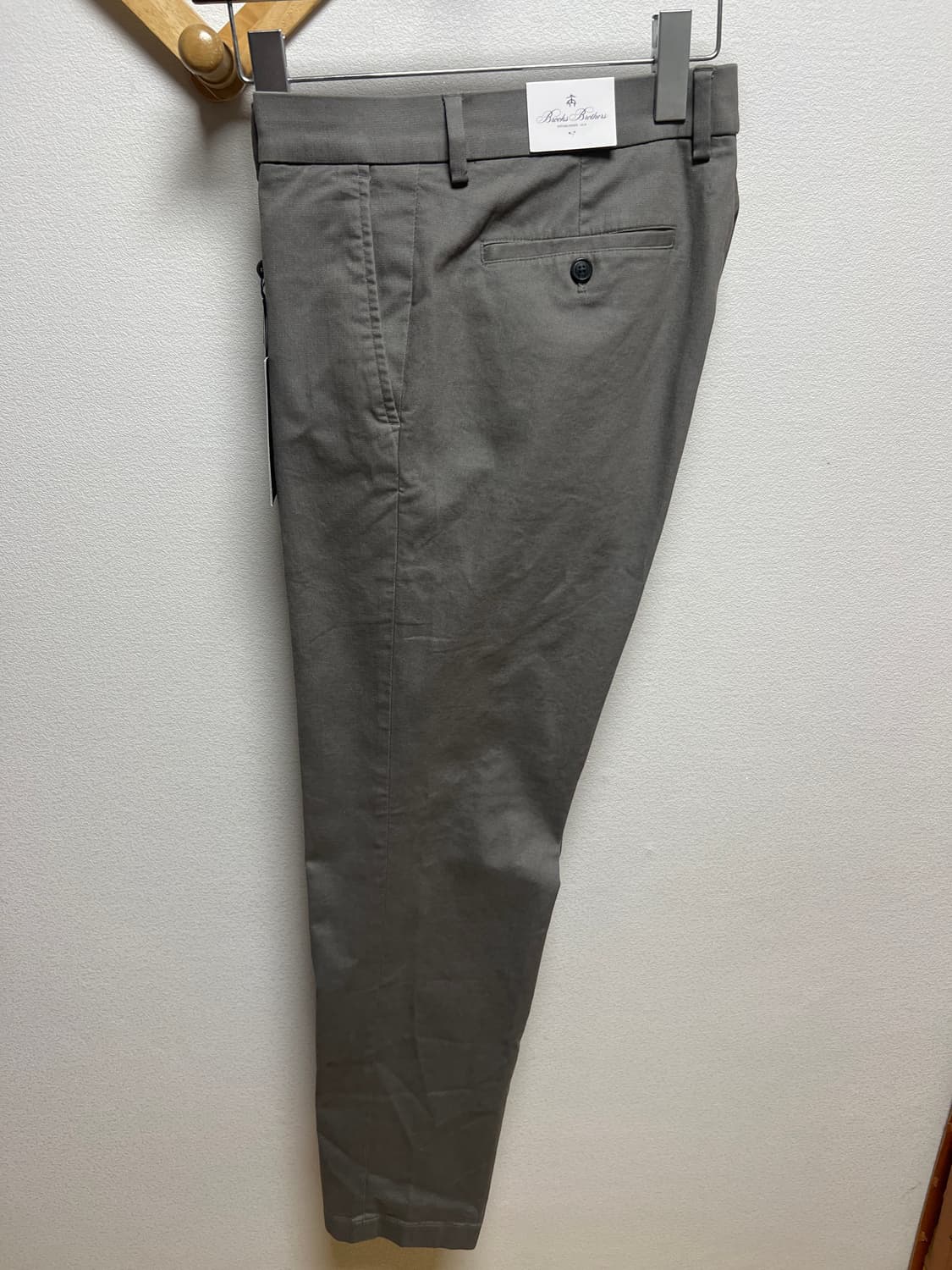 미사용 신품) 브룩스브라더스 워시드 스트레치 치노 그레이 32인치 상품이미지1