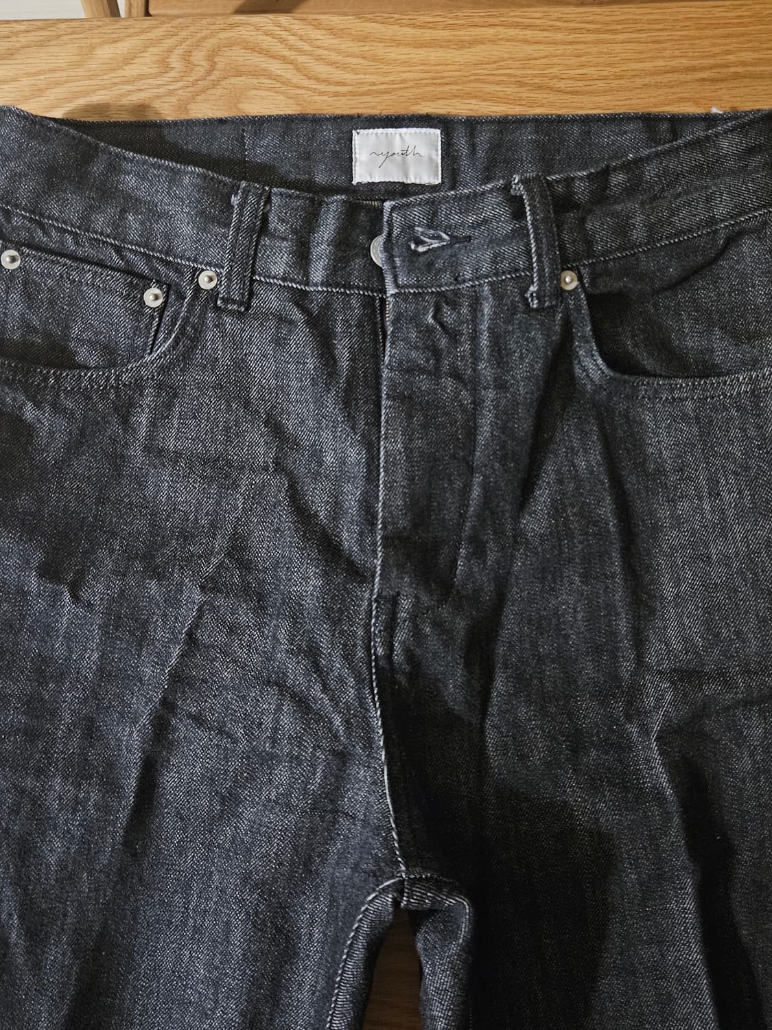 유스(youth) 스트레이트 데님(straight) 흑청 short 30 상품이미지2