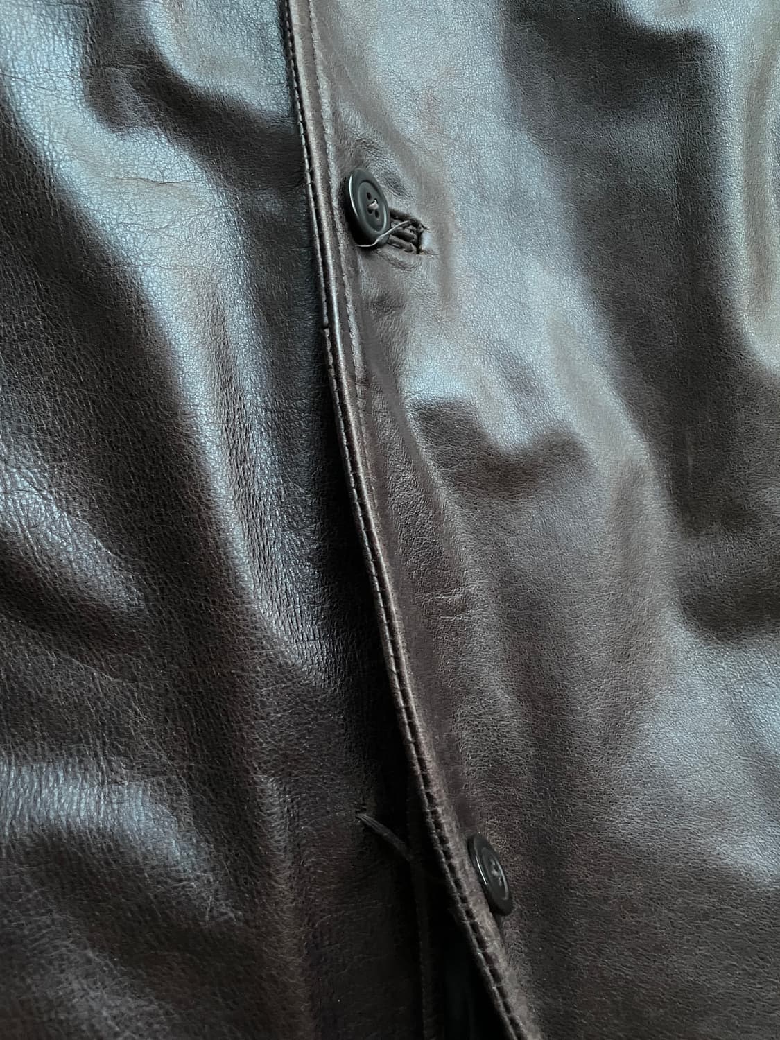 90s 올드갭 레더 카코트 브라운 gap carcoat 상품이미지7