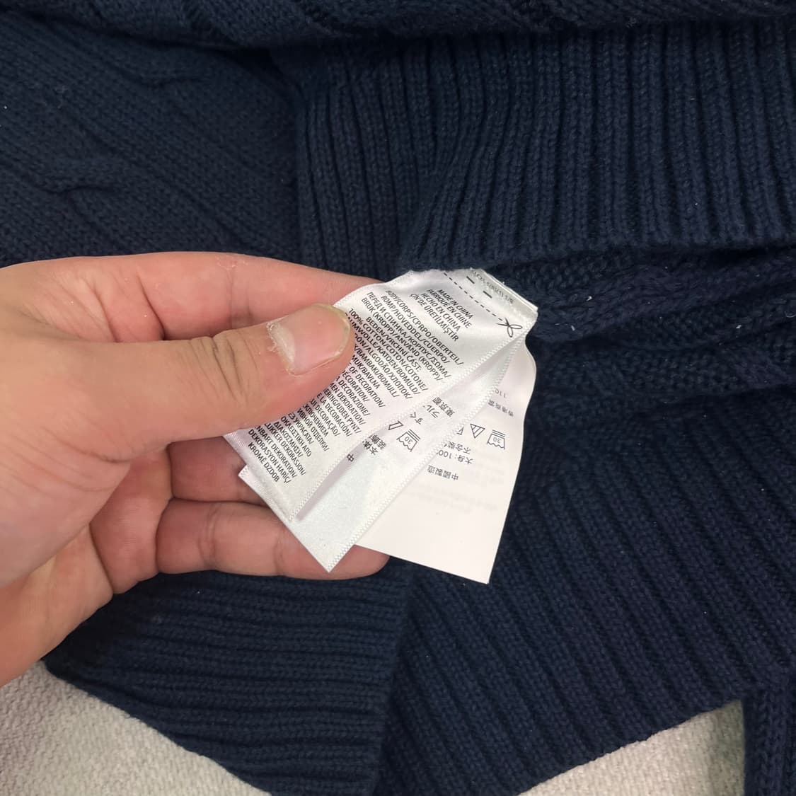 100 폴로 랄프로렌 신형라벨 꽈배기 니트 상품이미지5