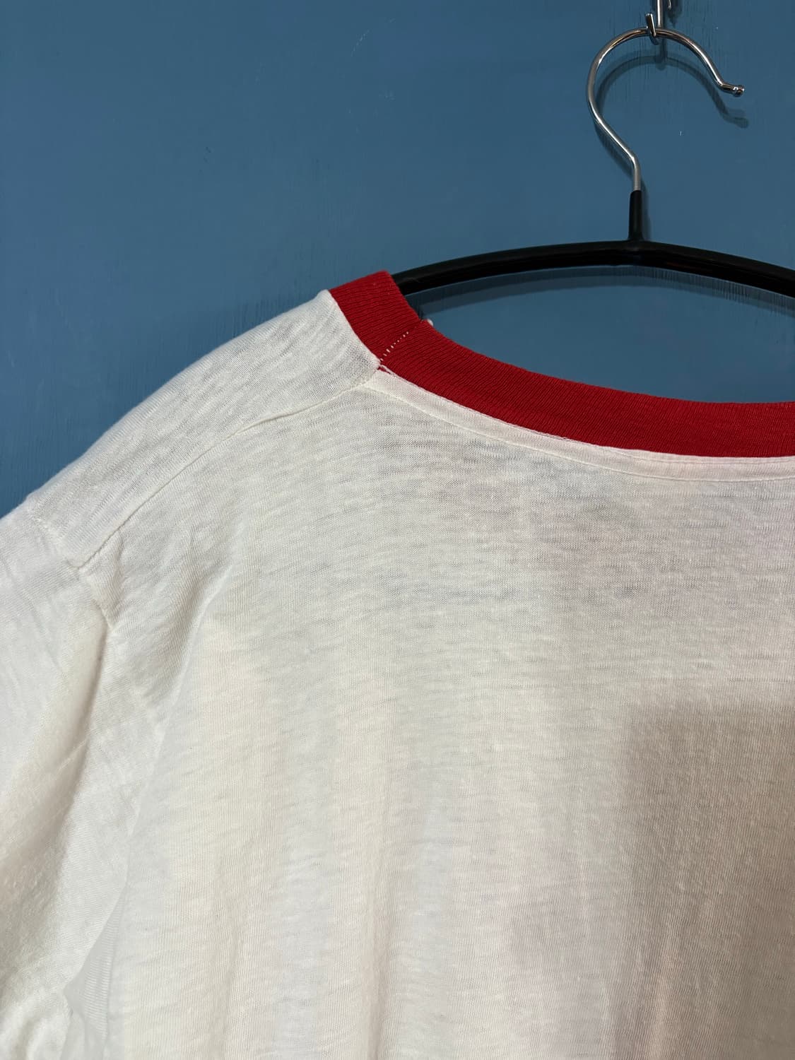 80s Vtg DELAWARE Ringer Tee 상품이미지8