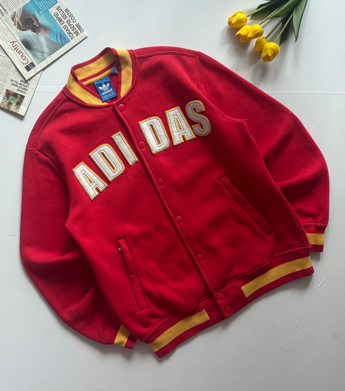 adidas 아디다스 빅로고 바시티 점퍼 상품이미지1