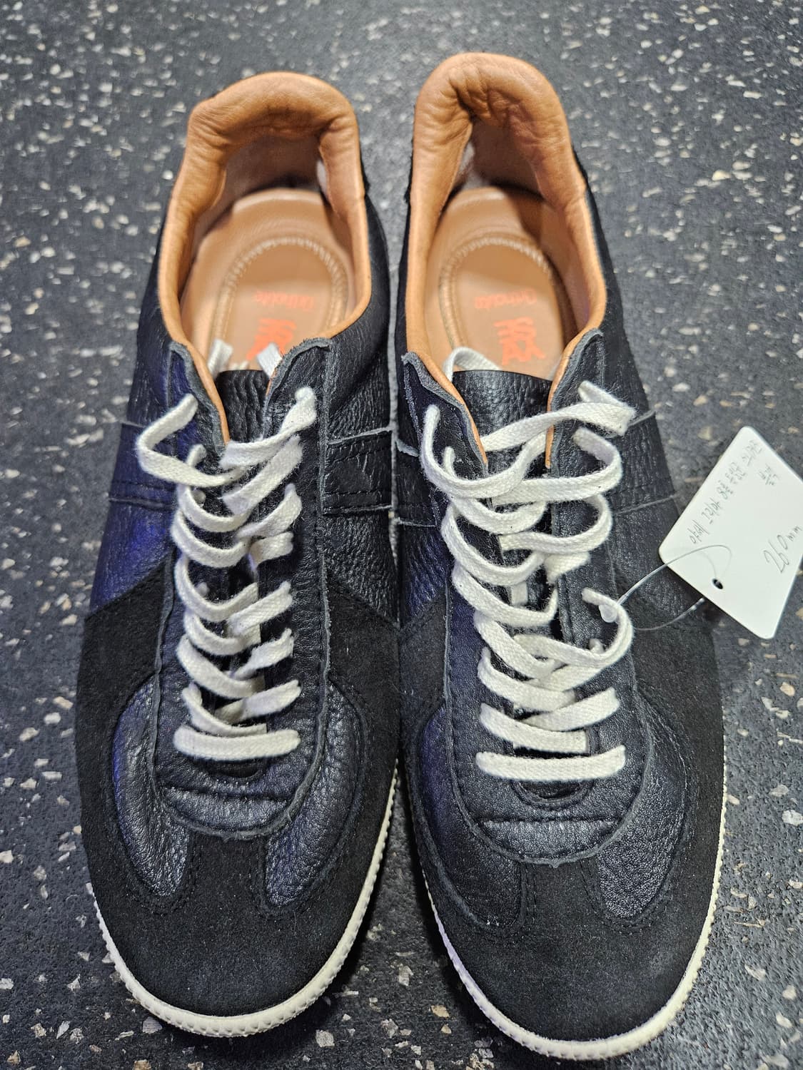 야세 그리마 8홀 독일군 스니커즈 블랙 260mm 상품이미지2