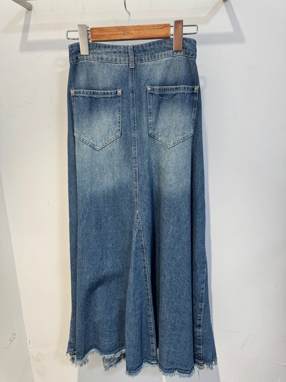 japanese vintage skirt 워싱 데님 스커트 상품이미지2
